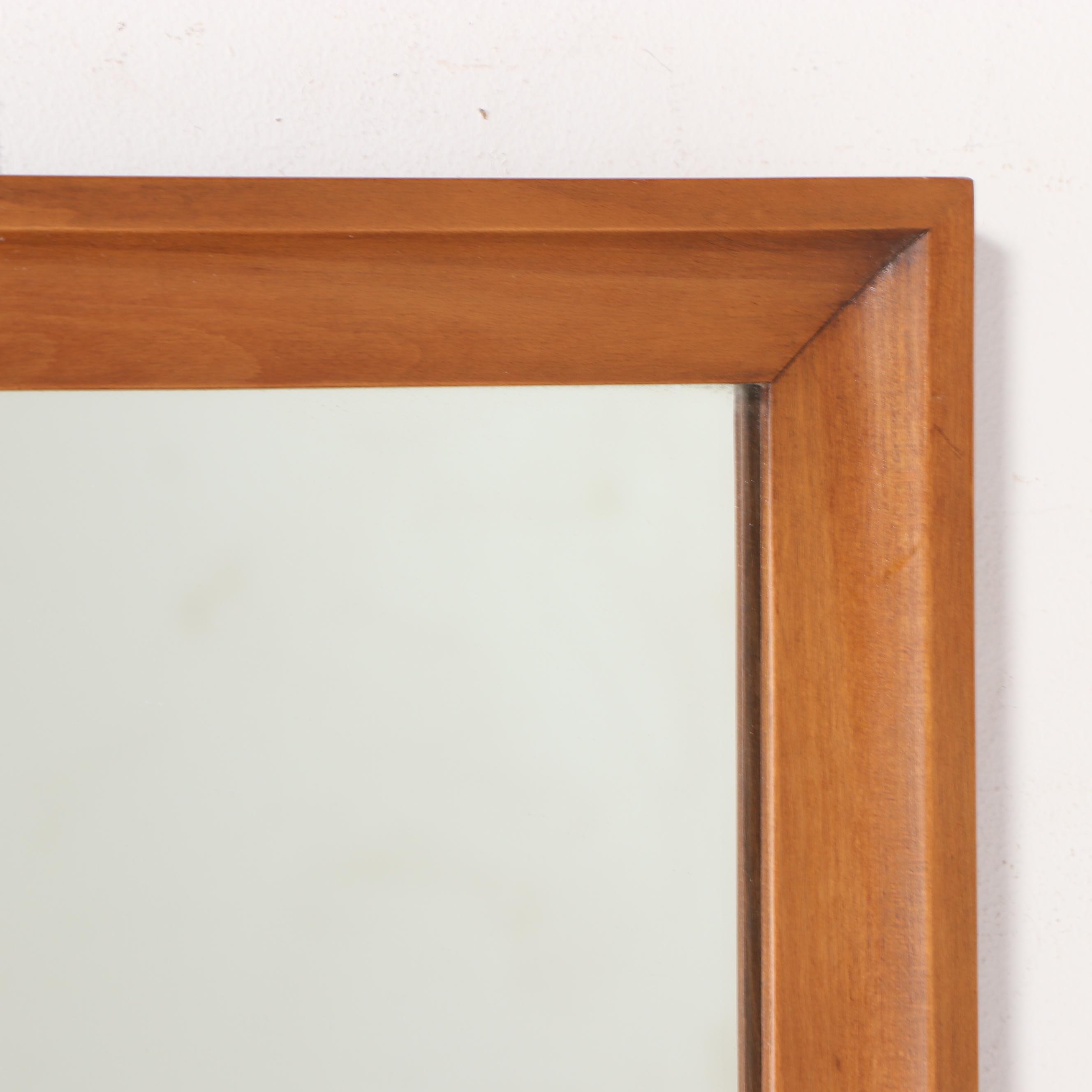 National Furniture Co. Mid Century Modern Walnut and Beech Dresser