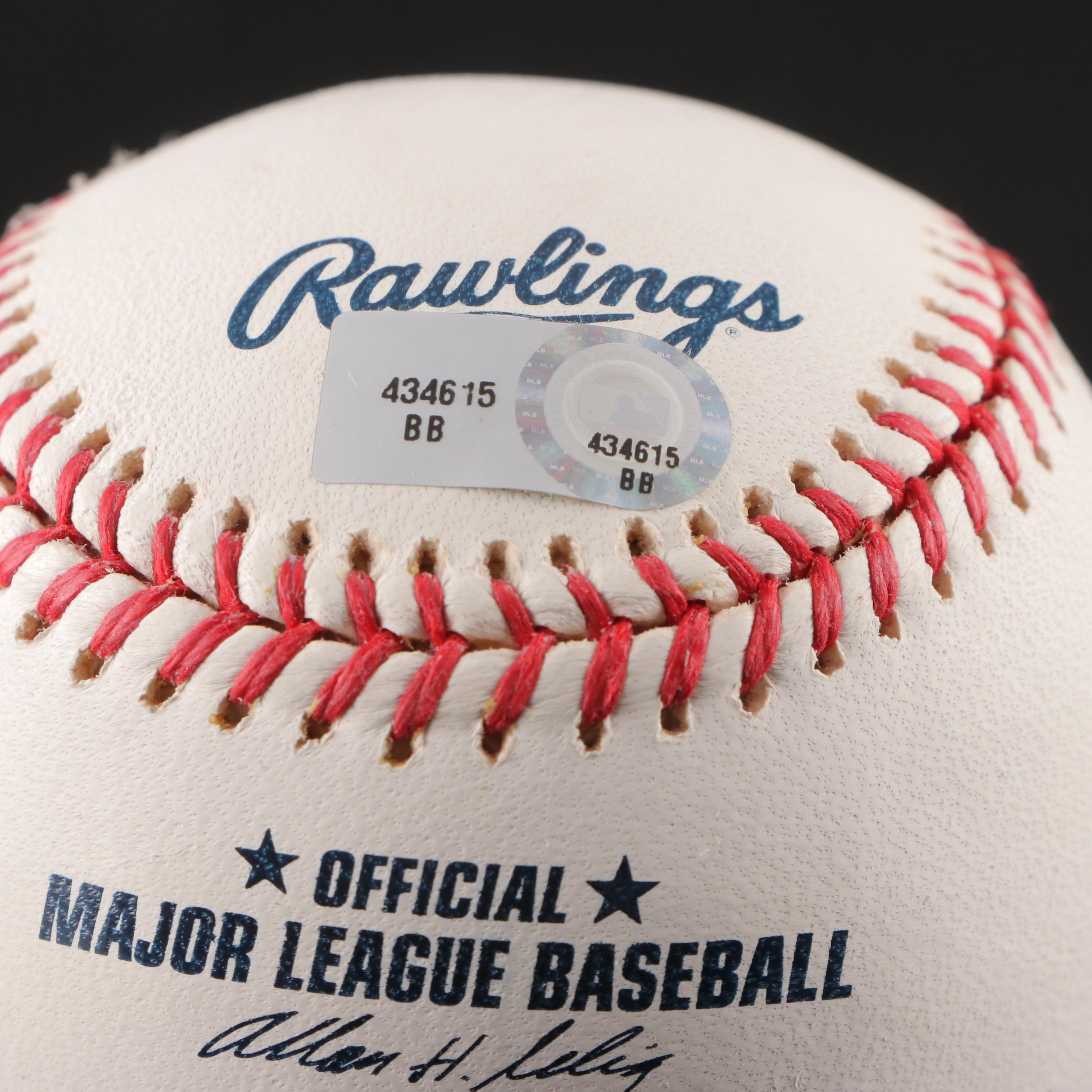 2008 Cincinnati Reds Freel, Janish, Encarnación, Keppinger Signed Baseballs