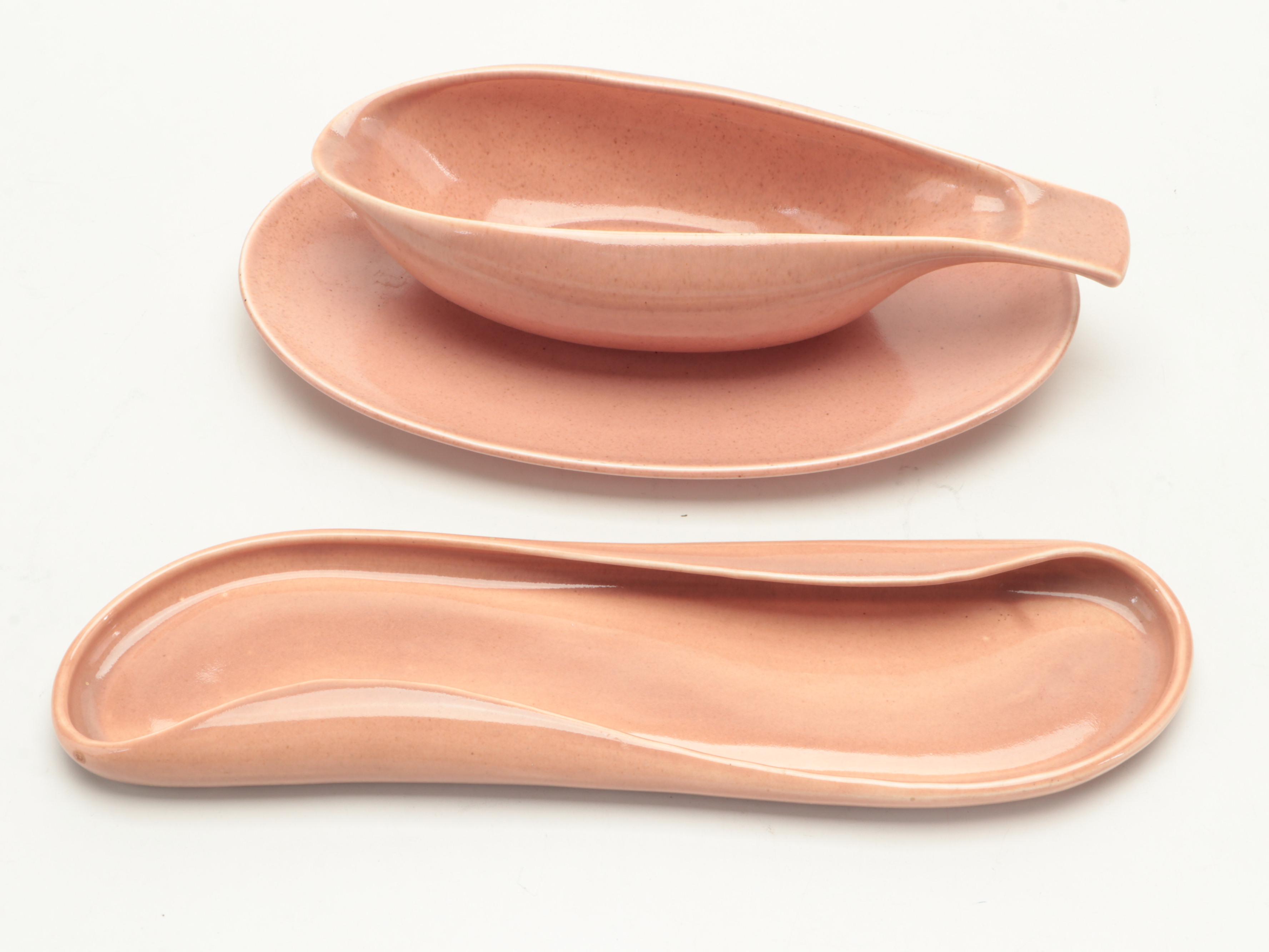 Russel Wright for Steubenville "American Modern Coral" Serveware