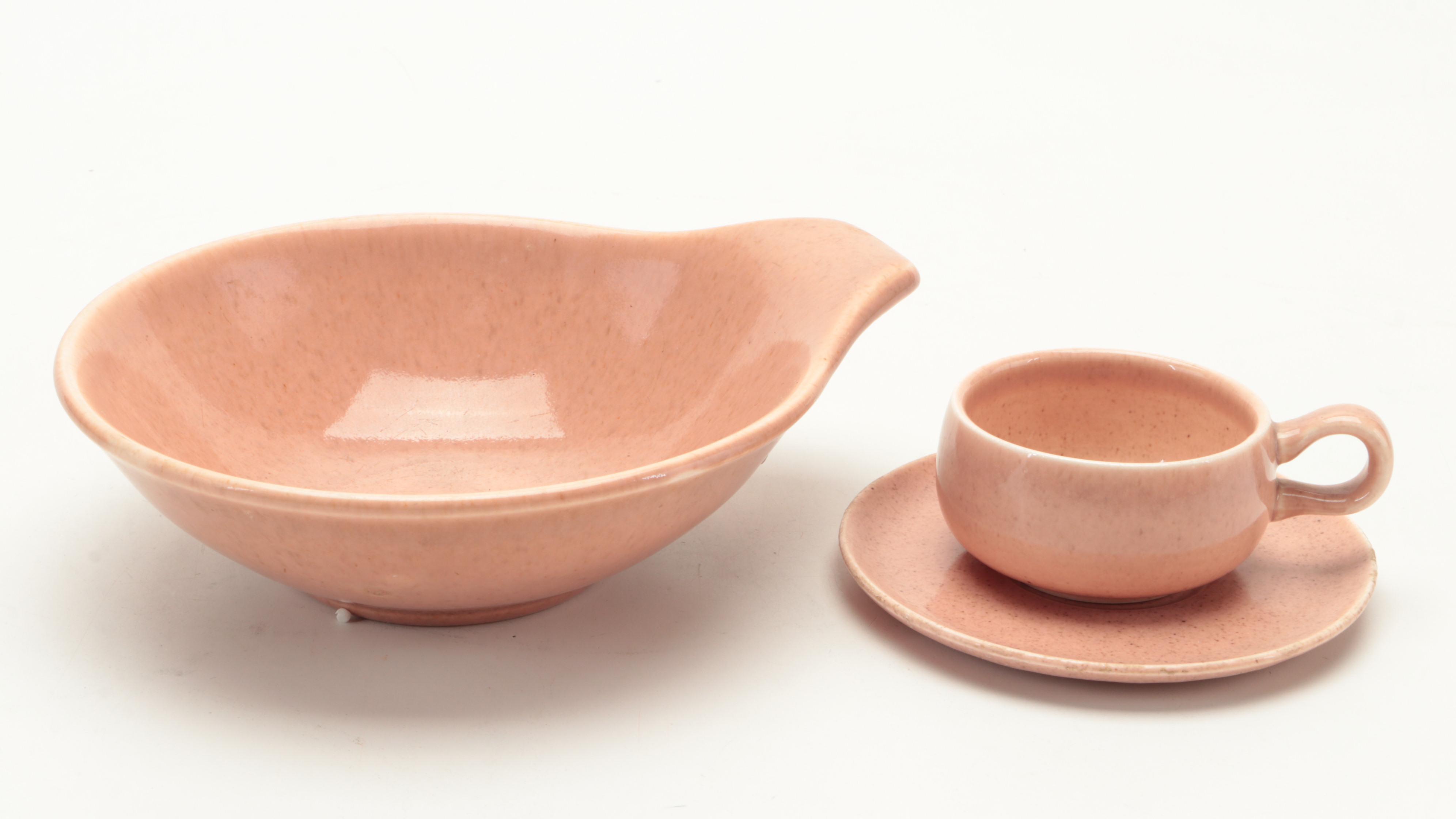 Russel Wright for Steubenville "American Modern Coral" Serveware