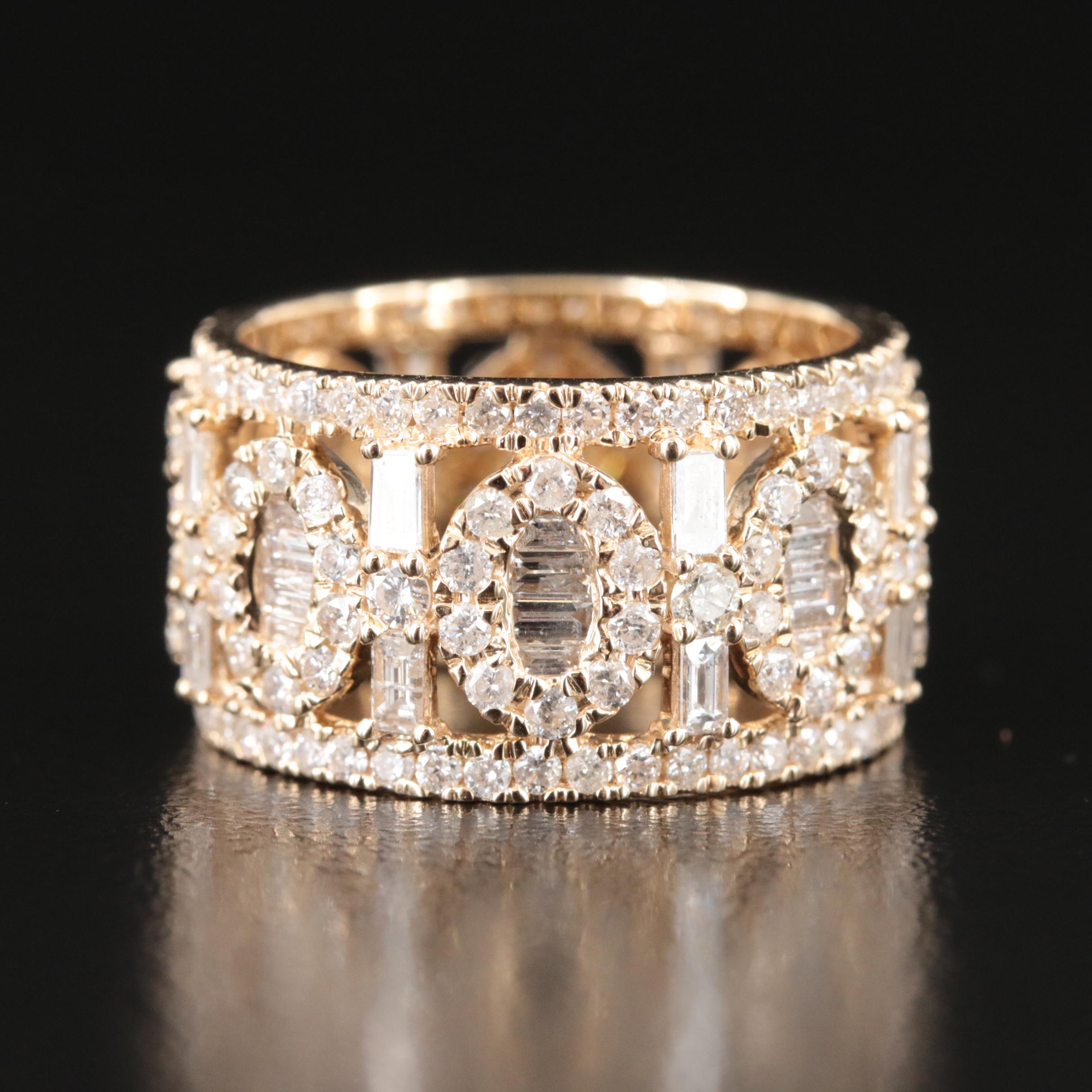 14K 3.32 CTW Diamond Eternity Band