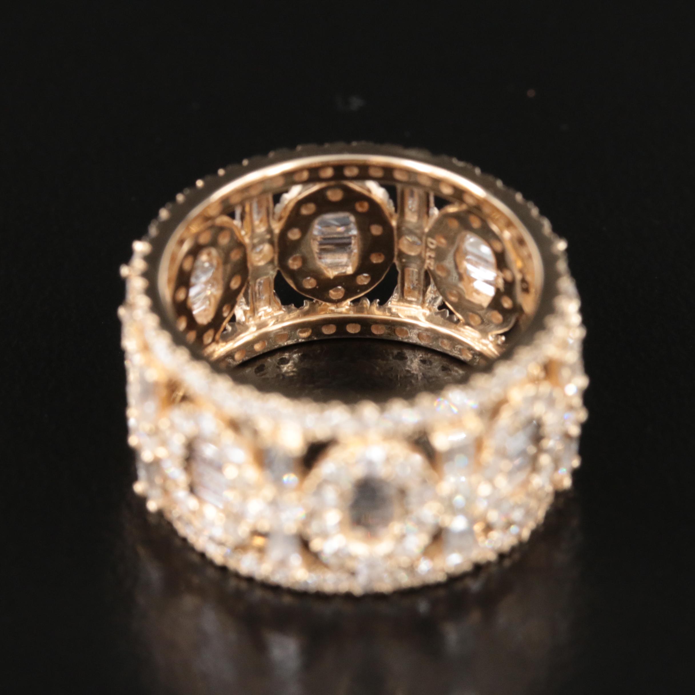 14K 3.32 CTW Diamond Eternity Band