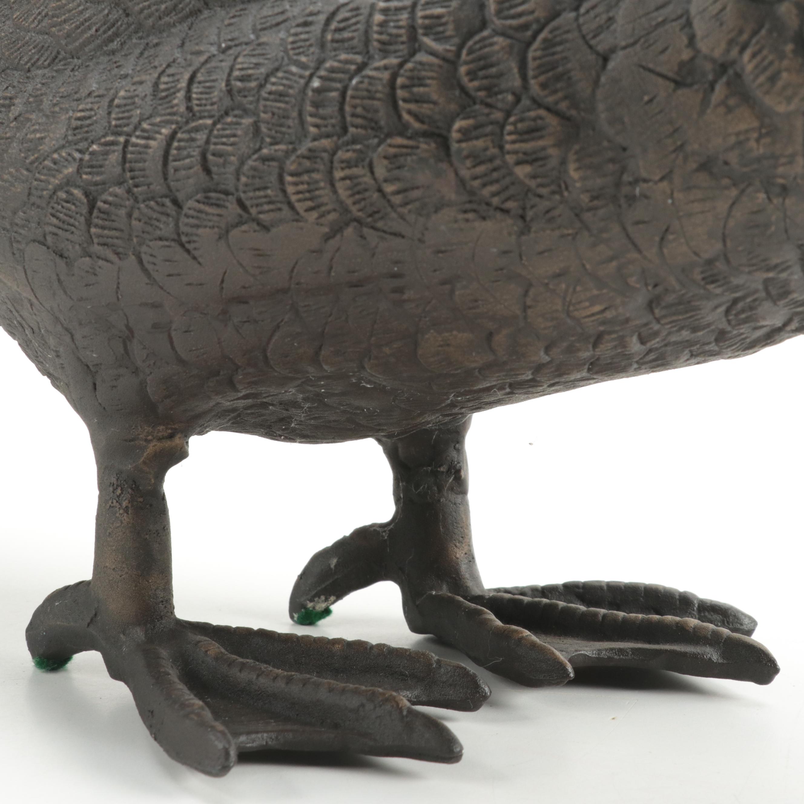 Pair of Molded Ceramic Duck Figures