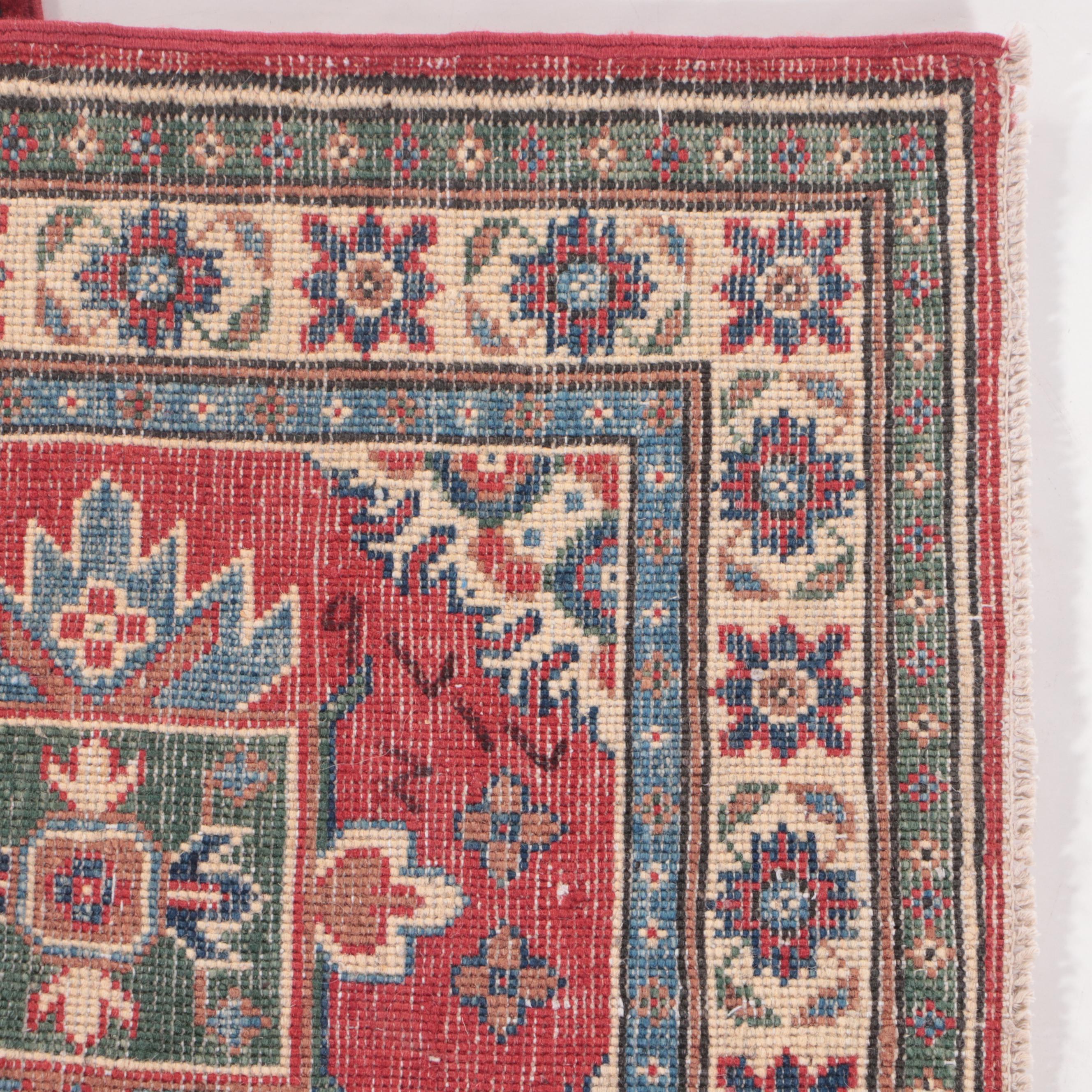2' x 5'9 Hand-Knotted Pakistani Kazak Carpet Runner