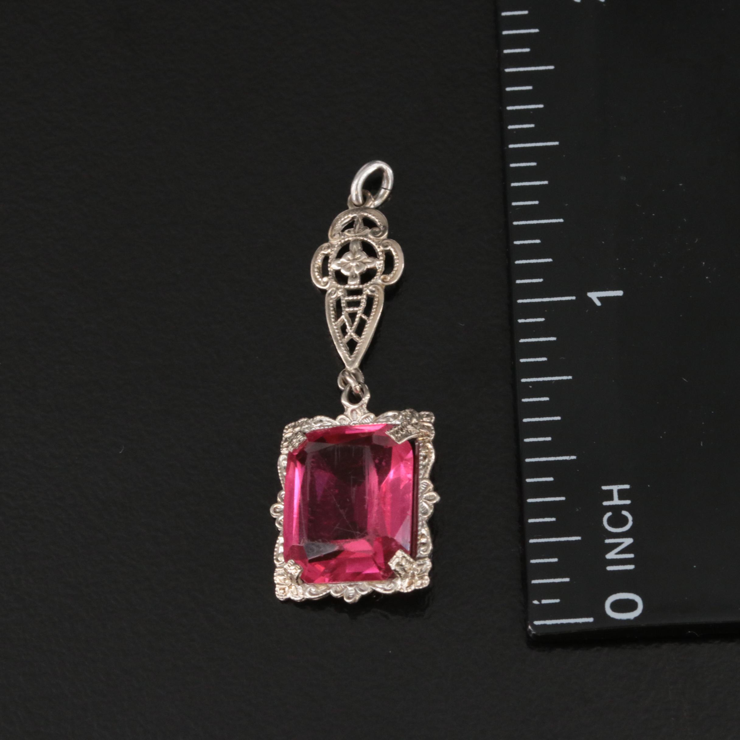 Vintage 10K Pendant and 14K "Mother" Heart Pendant