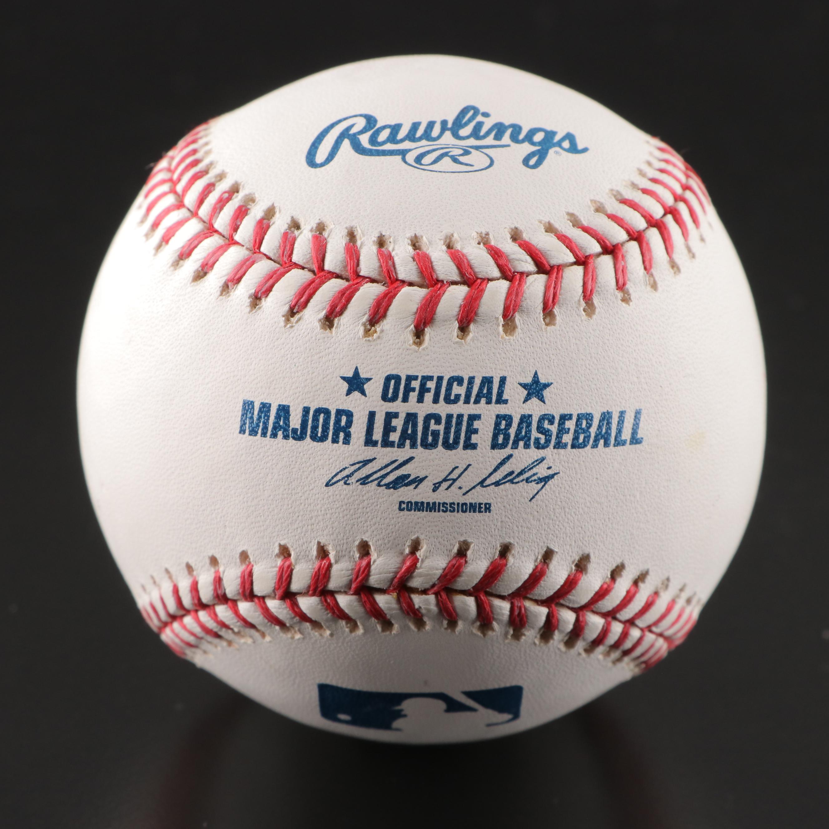 2008 Cincinnati Reds Bruce, Harang, Denorfia, Owings and More Signed Baseballs