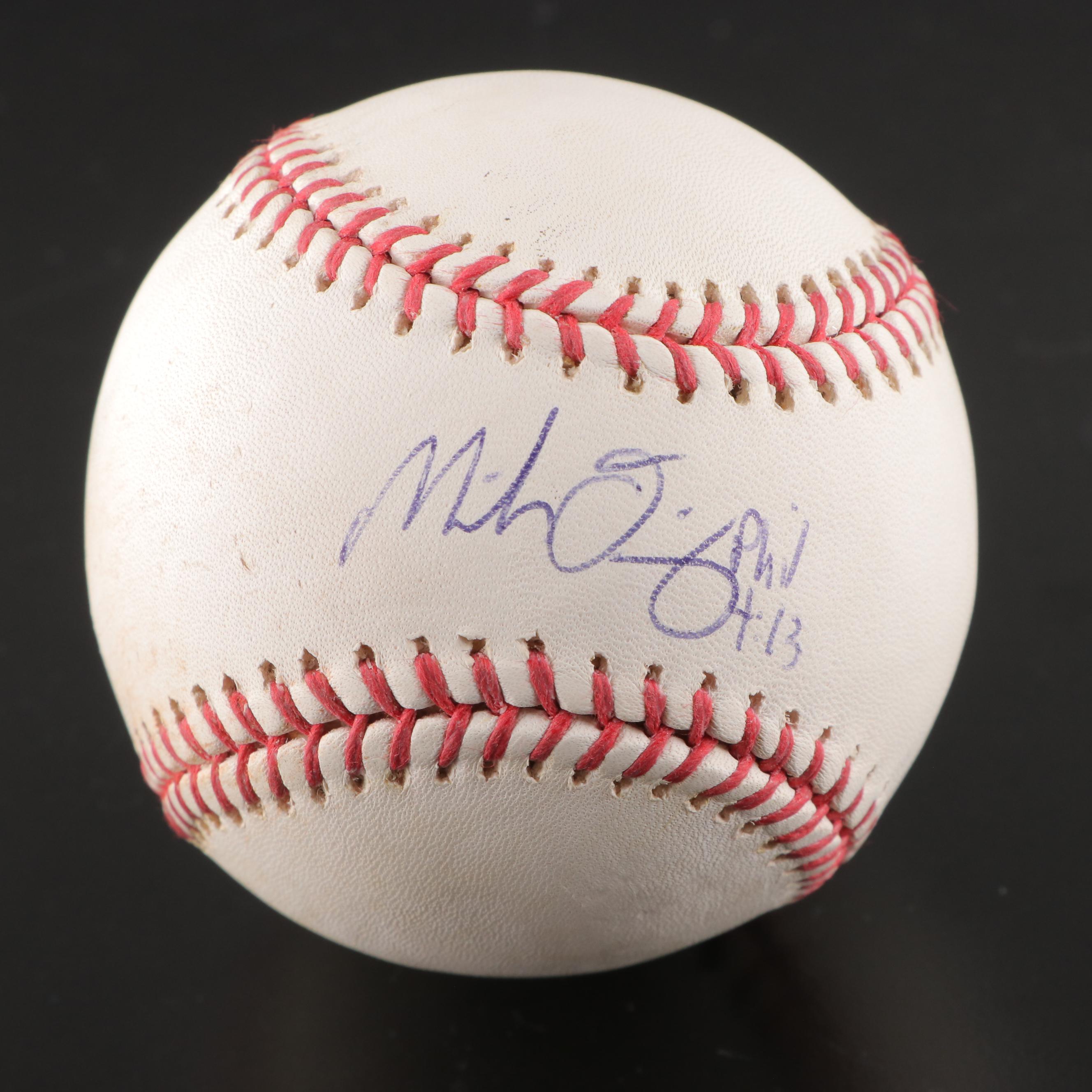 2008 Cincinnati Reds Bruce, Harang, Denorfia, Owings and More Signed Baseballs