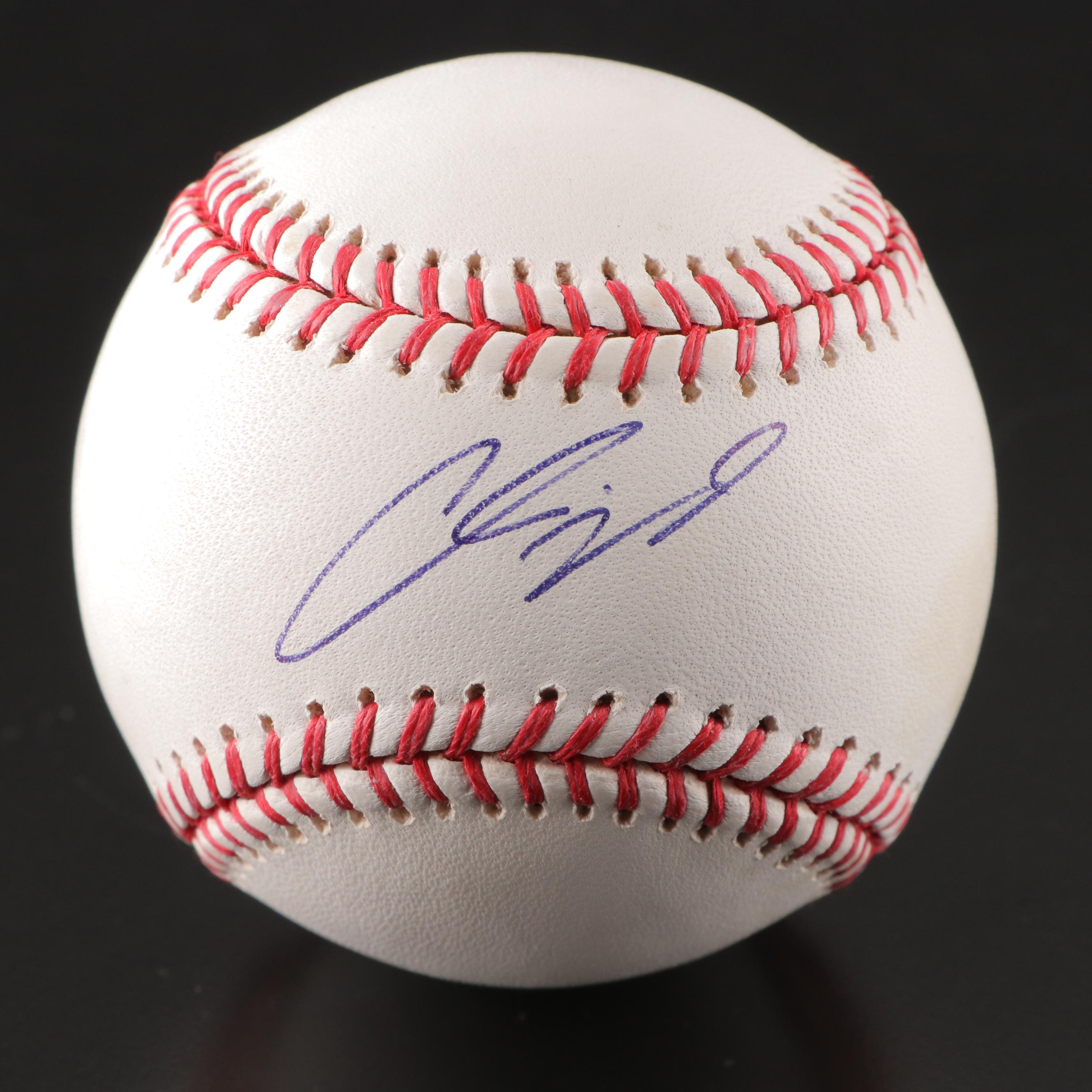 2008 Cincinnati Reds Bruce, Harang, Denorfia, Owings and More Signed Baseballs