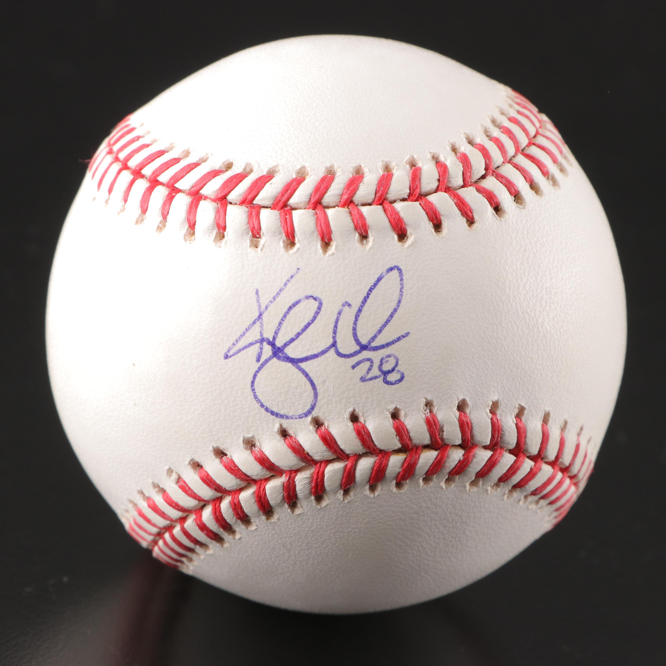 2008 Cincinnati Reds Bruce, Harang, Denorfia, Owings and More Signed Baseballs