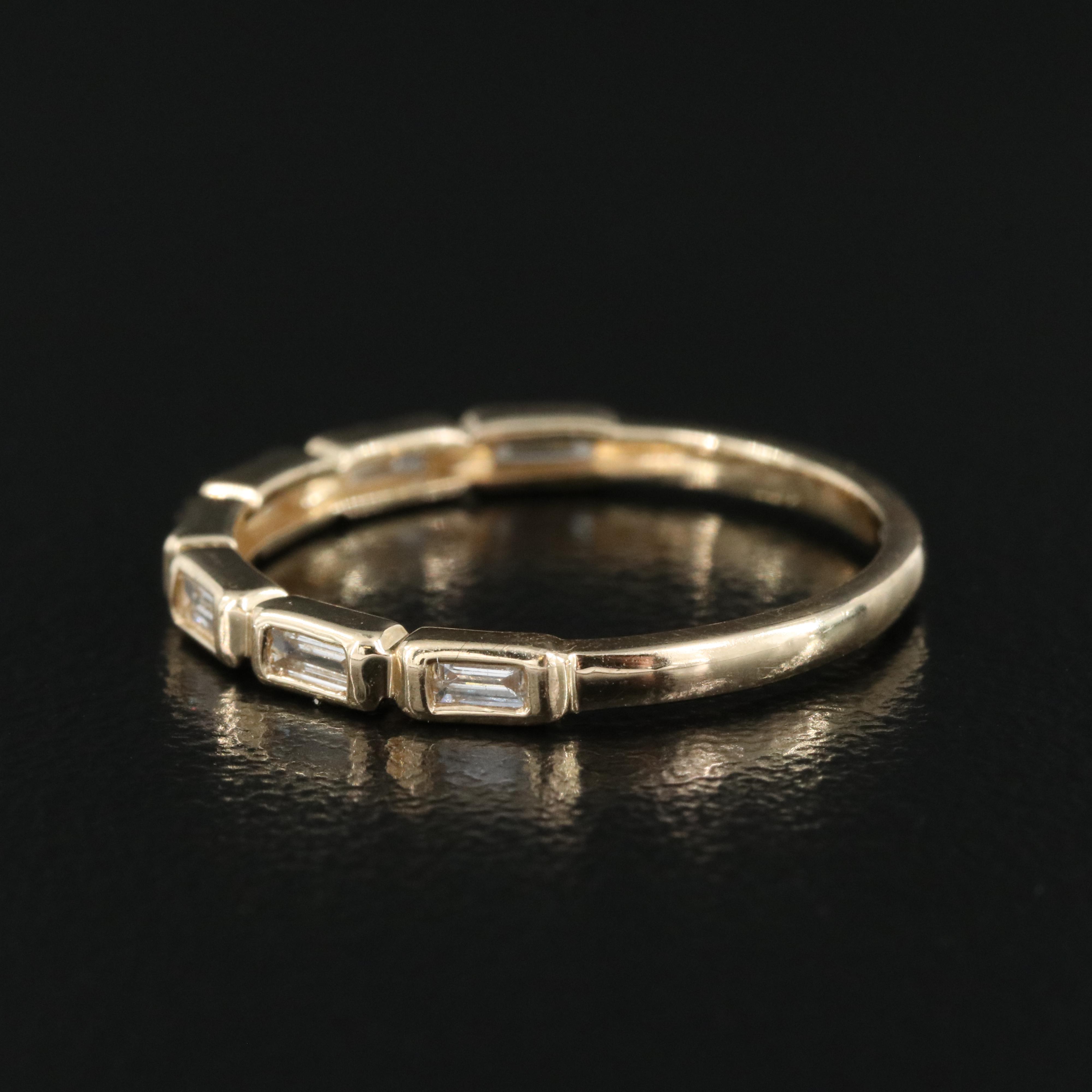 14K 0.27 CTW Diamond Band