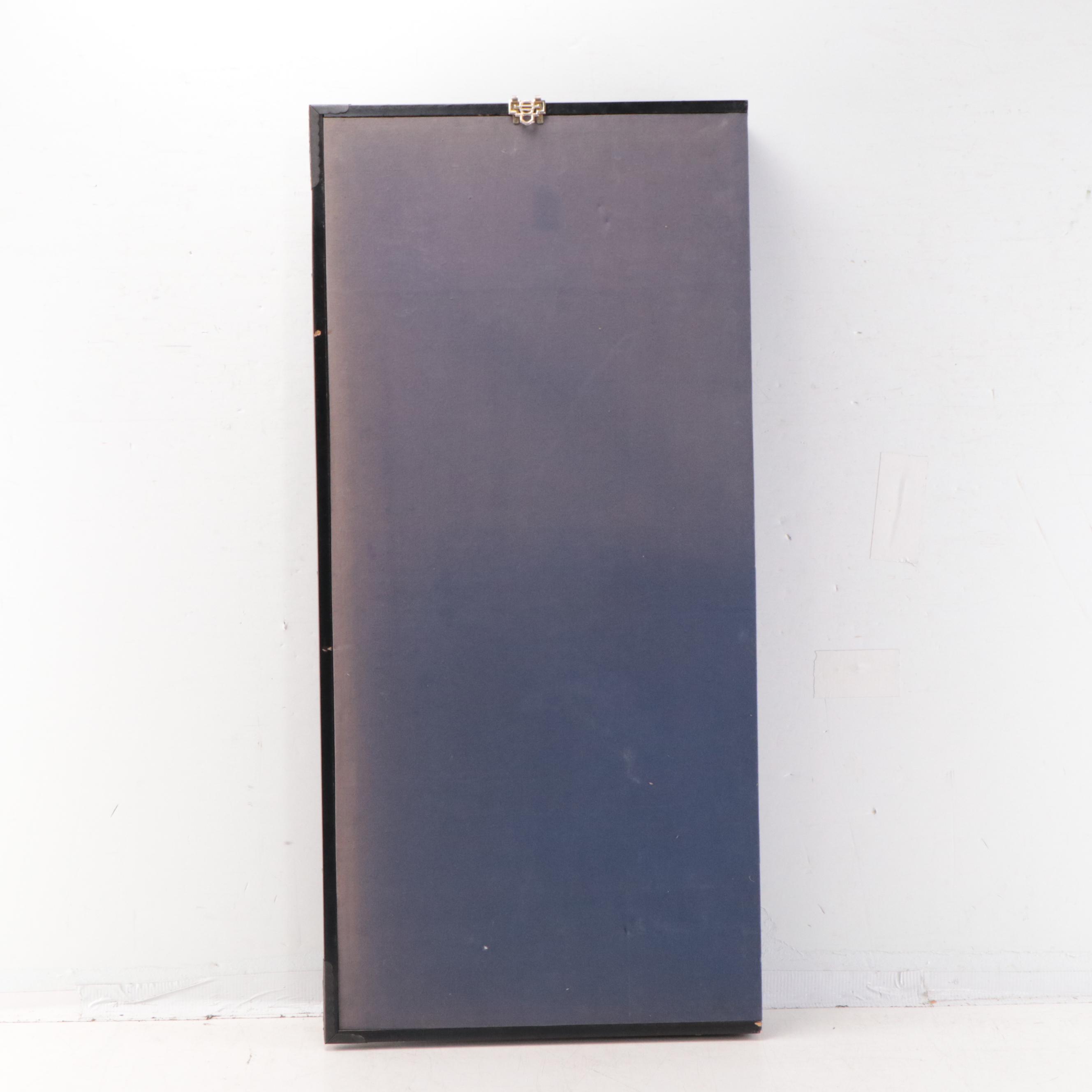 East Asian Watercolor Painting on Folding Screen