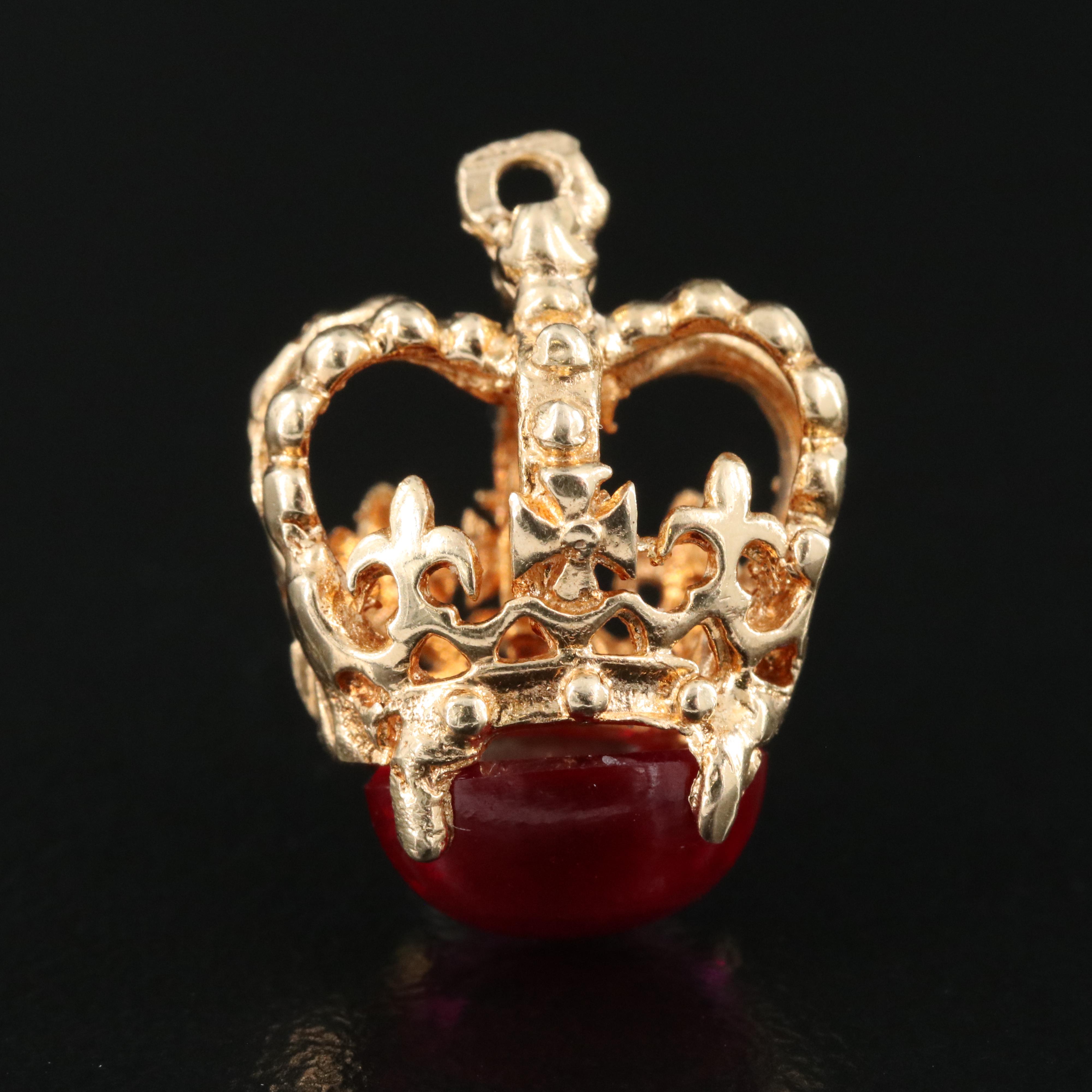 14K Ruby Pendant