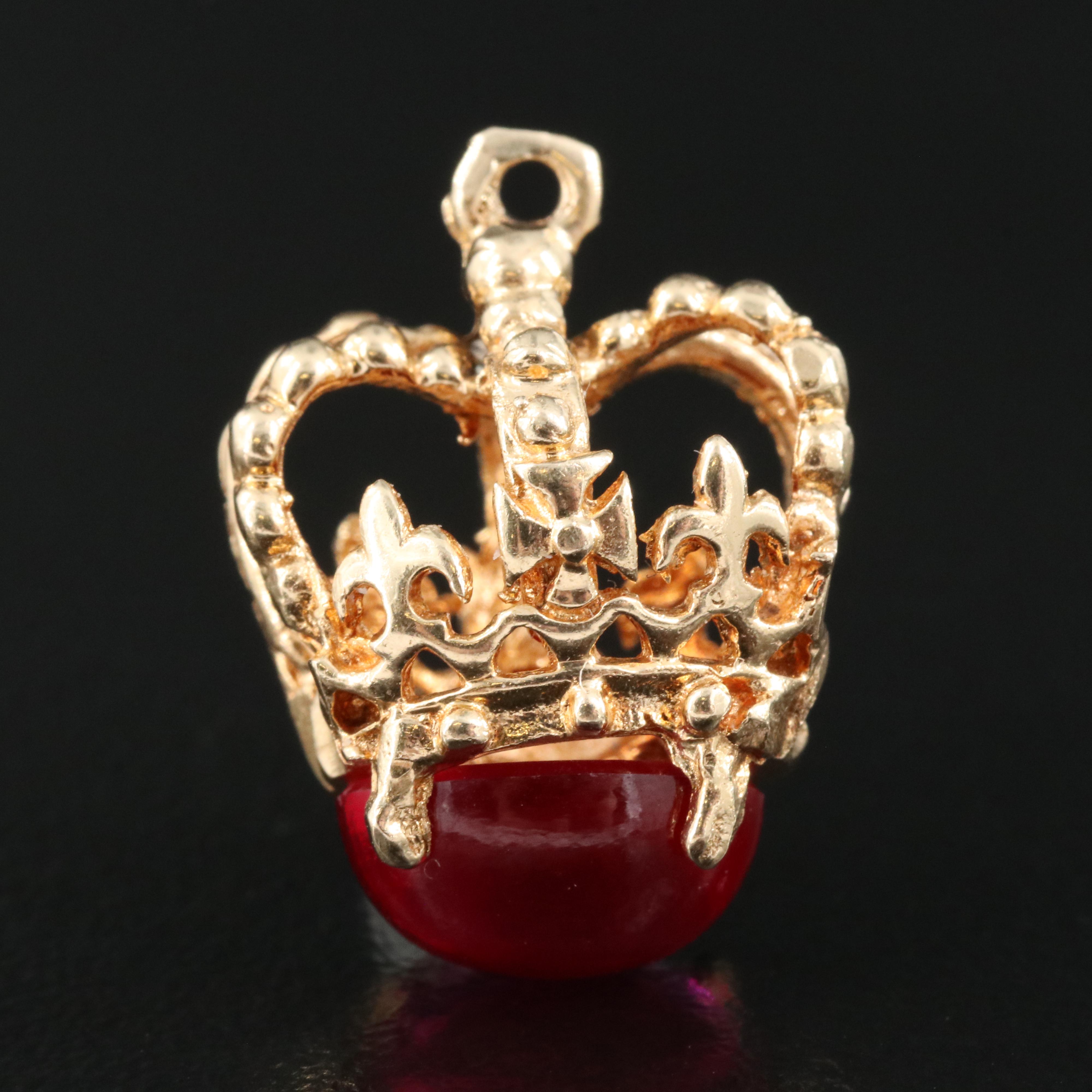 14K Ruby Pendant
