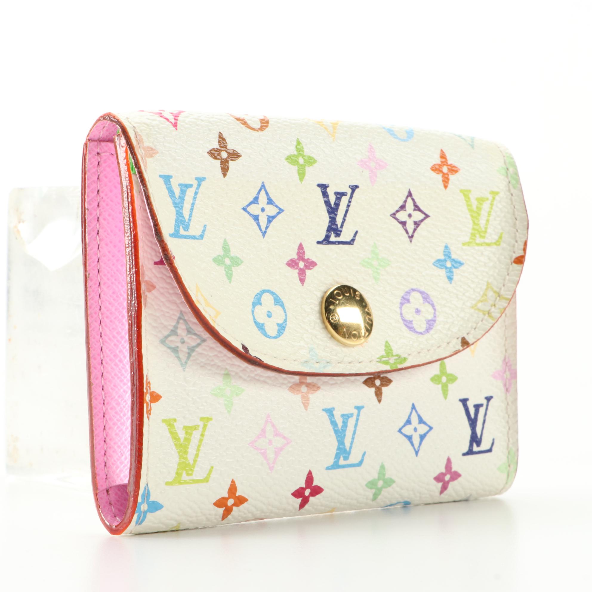 Louis Vuitton Business Card Holder in Multicolore Monogram Canvas