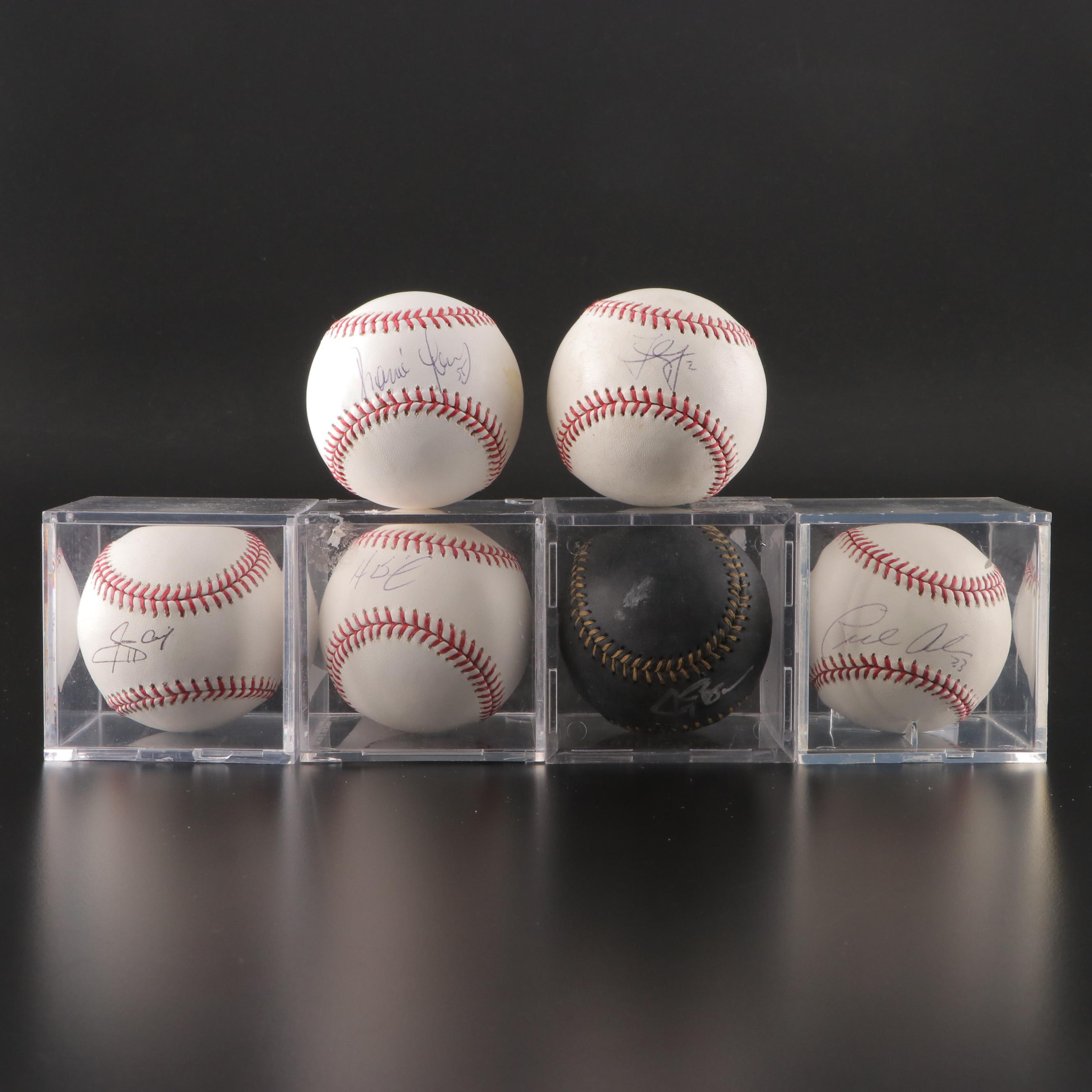 Cincinnati Reds Bruce, Bailey, López, Rentería and More Signed Baseballs