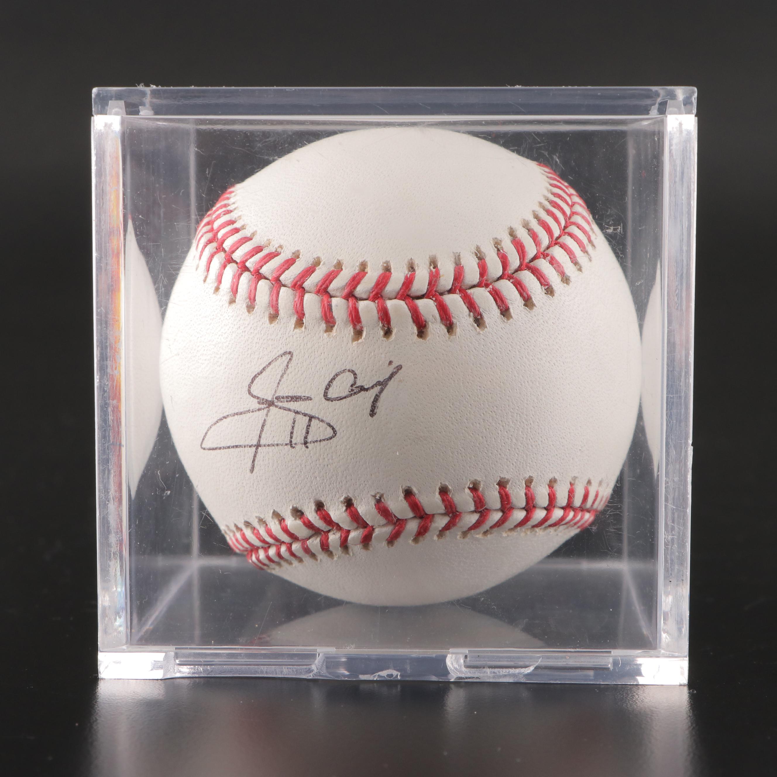 Cincinnati Reds Bruce, Bailey, López, Rentería and More Signed Baseballs