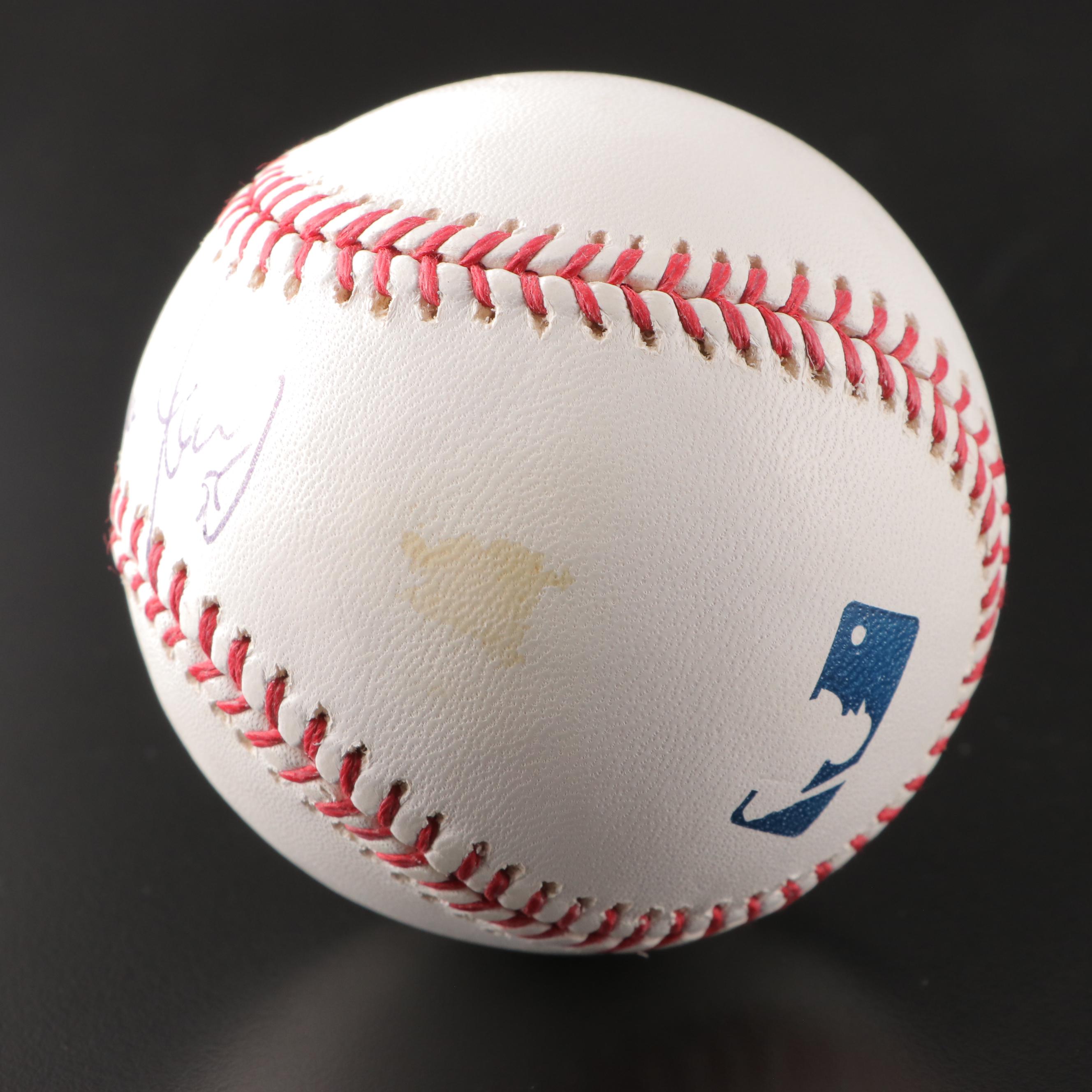 Cincinnati Reds Bruce, Bailey, López, Rentería and More Signed Baseballs