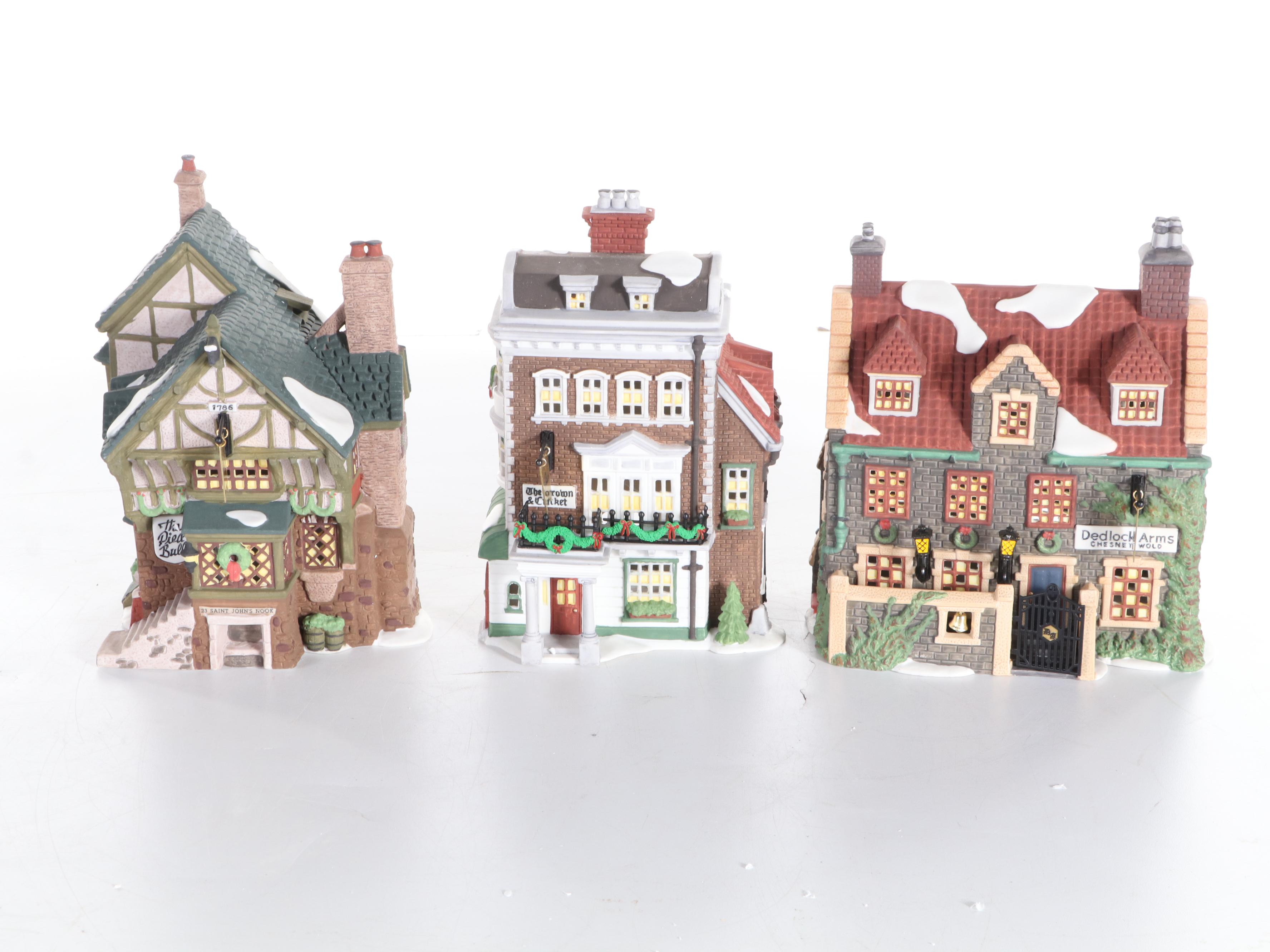 Dept. 56 Dickens' Village Porcelain Buildings and Accessories