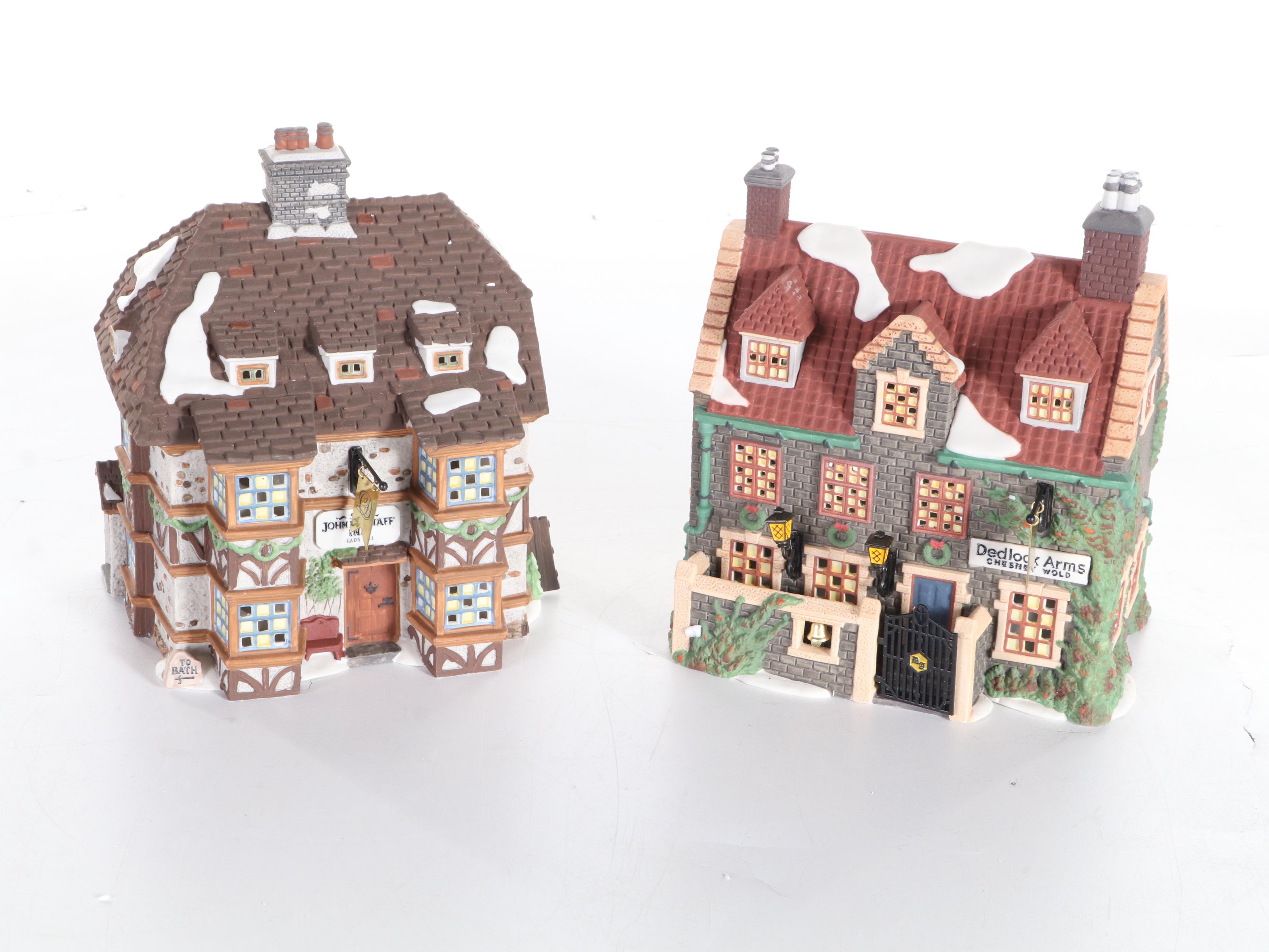Dept. 56 Dickens' Village Porcelain Buildings and Accessories