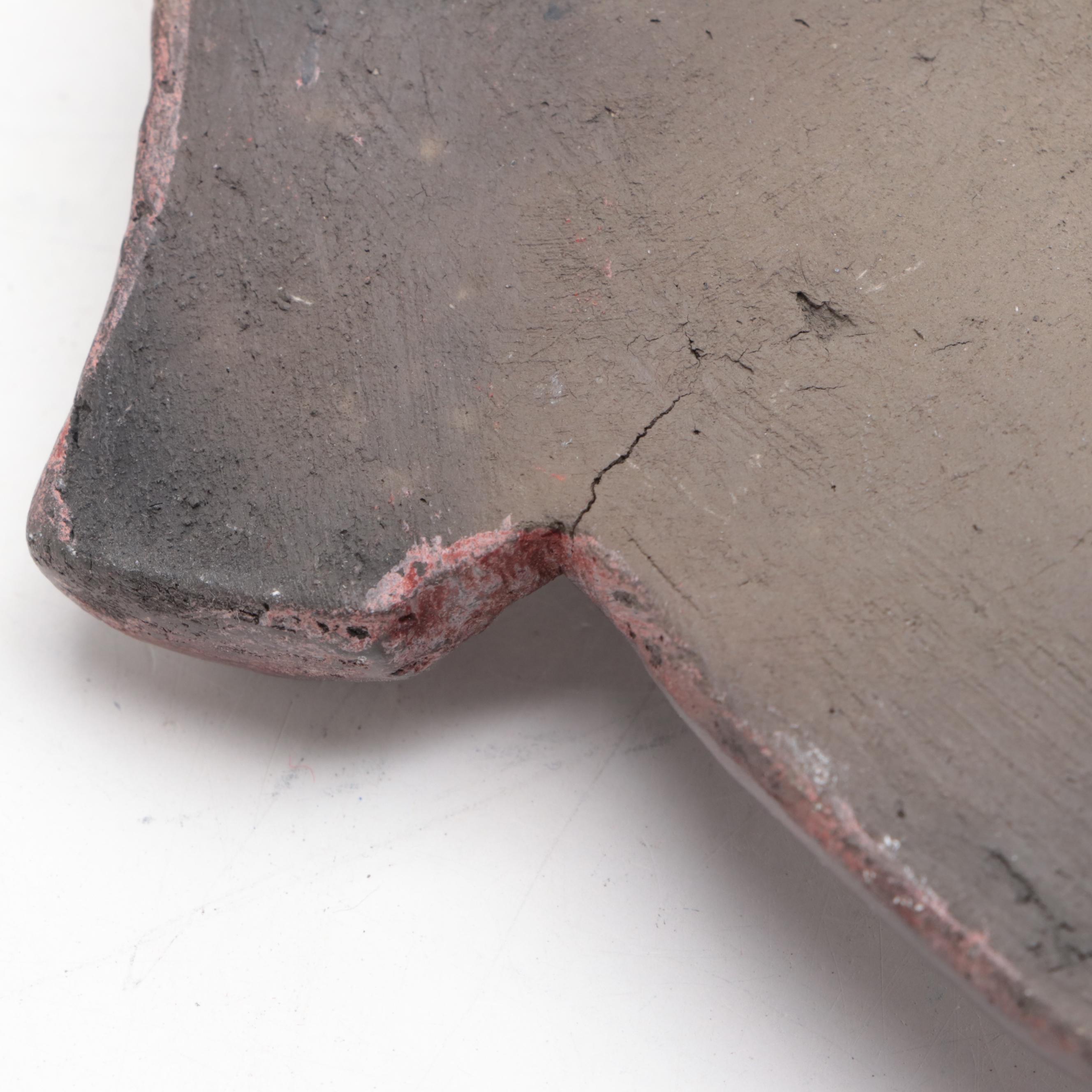 Earthenware Aztec Face Wall Hanging Mask