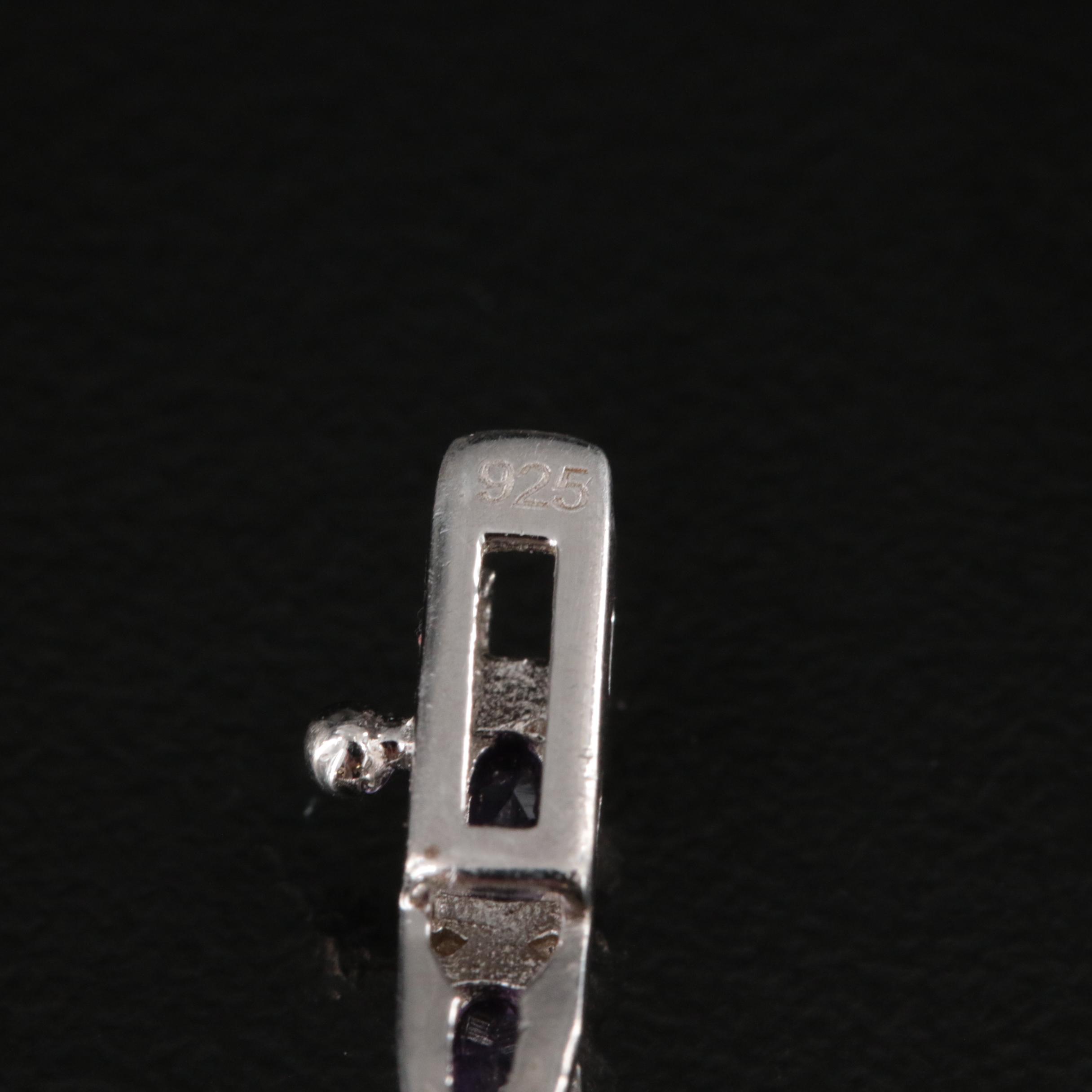 Sterling Amethyst, Topaz and Peridot Rivière Necklace