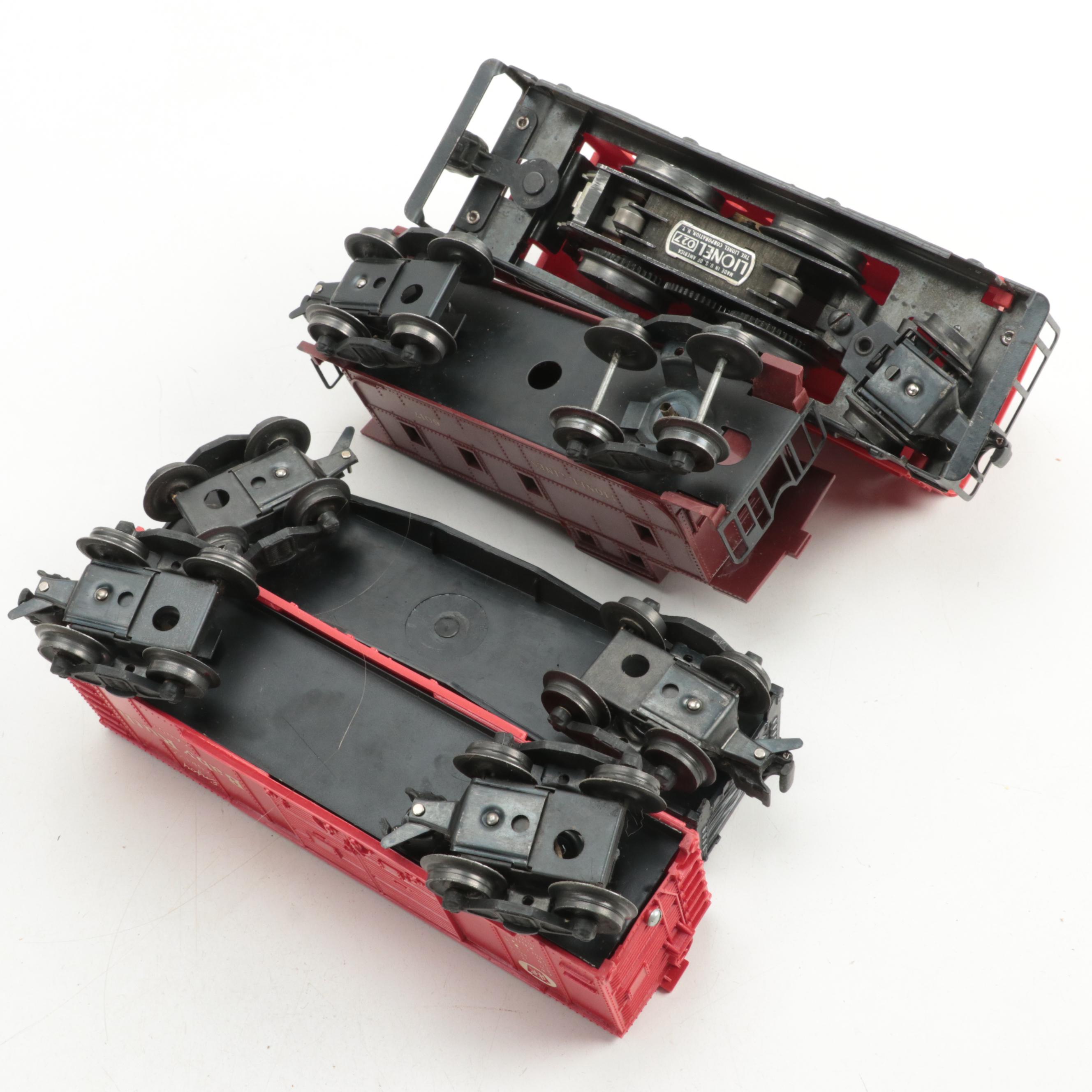 Lionel O Scale Electric Train Cars, Lionel Alarm Clock, and More