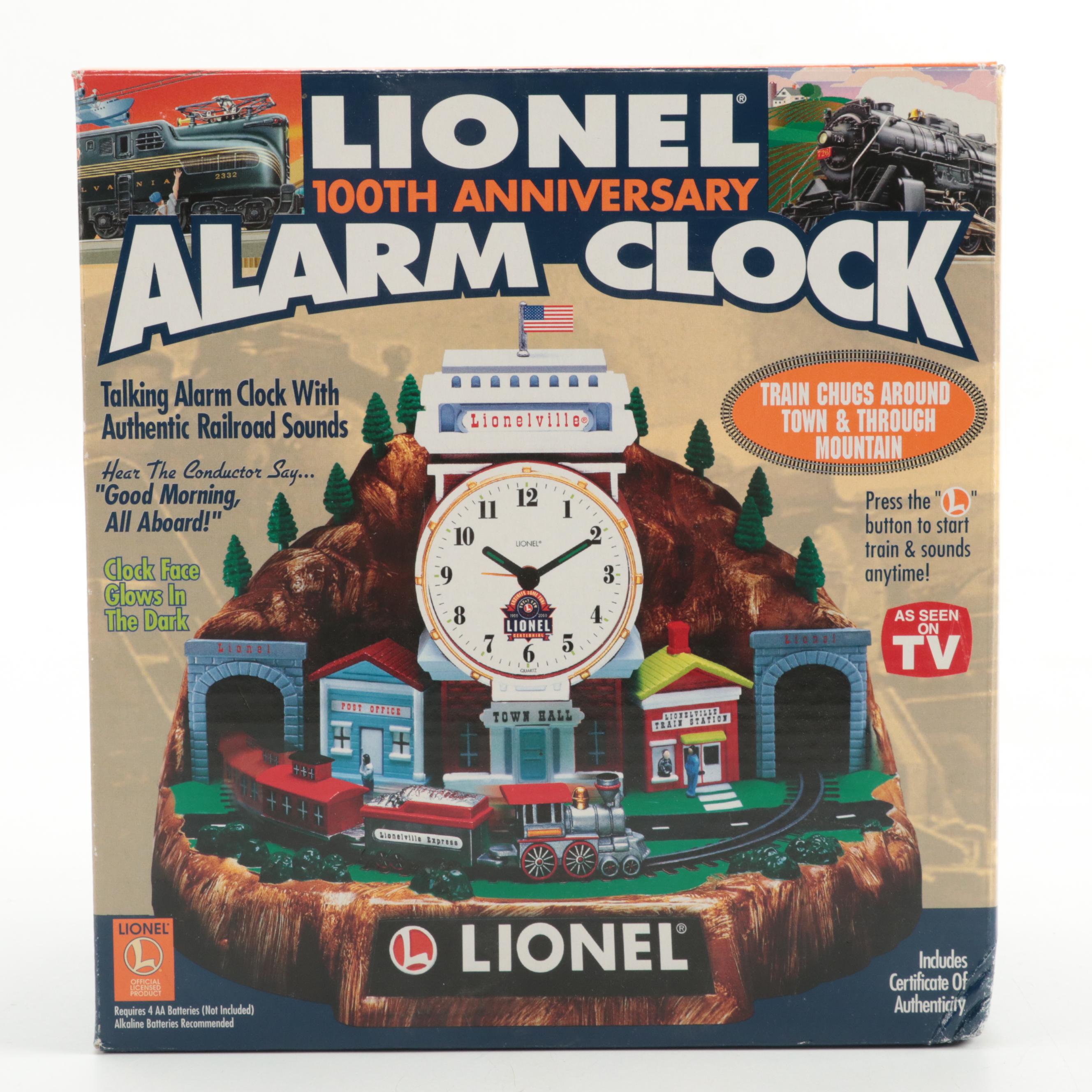 Lionel O Scale Electric Train Cars, Lionel Alarm Clock, and More