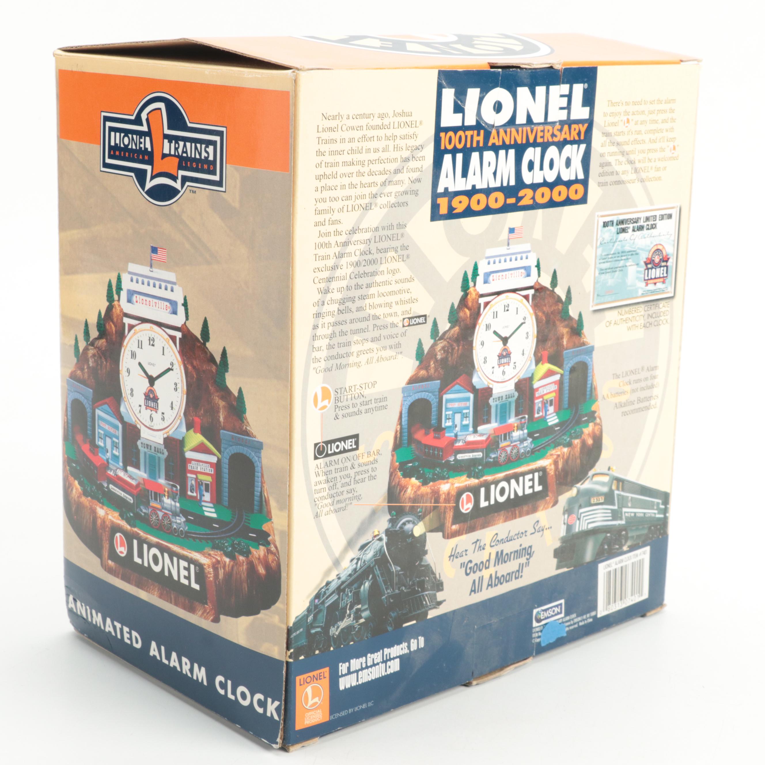 Lionel O Scale Electric Train Cars, Lionel Alarm Clock, and More