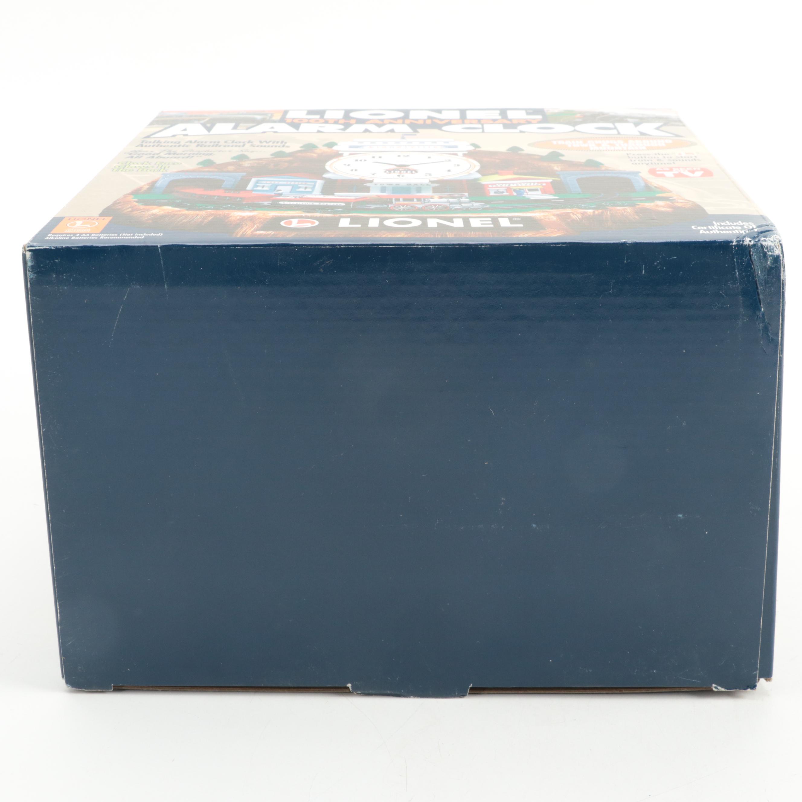 Lionel O Scale Electric Train Cars, Lionel Alarm Clock, and More