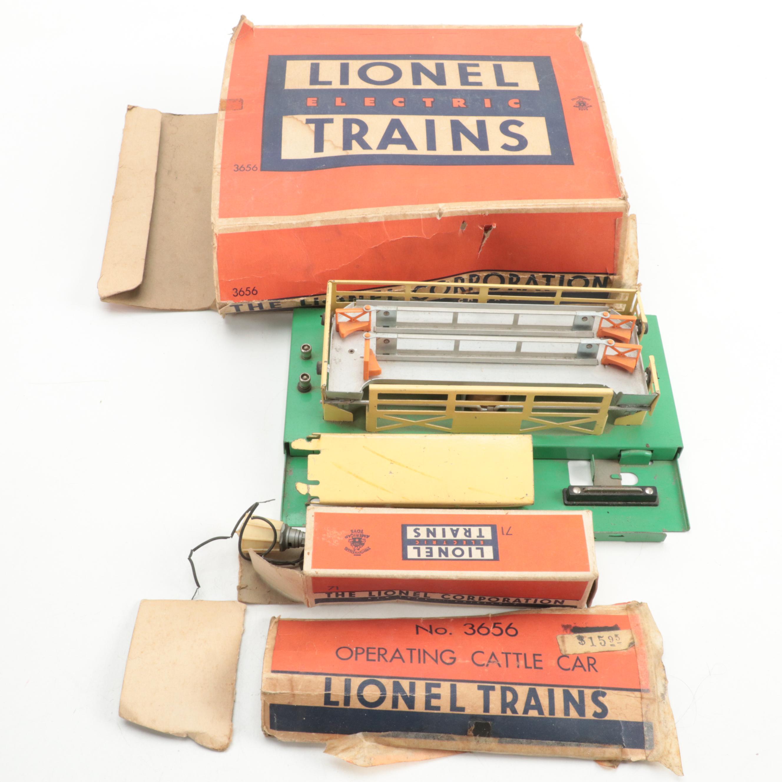 Lionel O Scale Electric Train Cars, Lionel Alarm Clock, and More