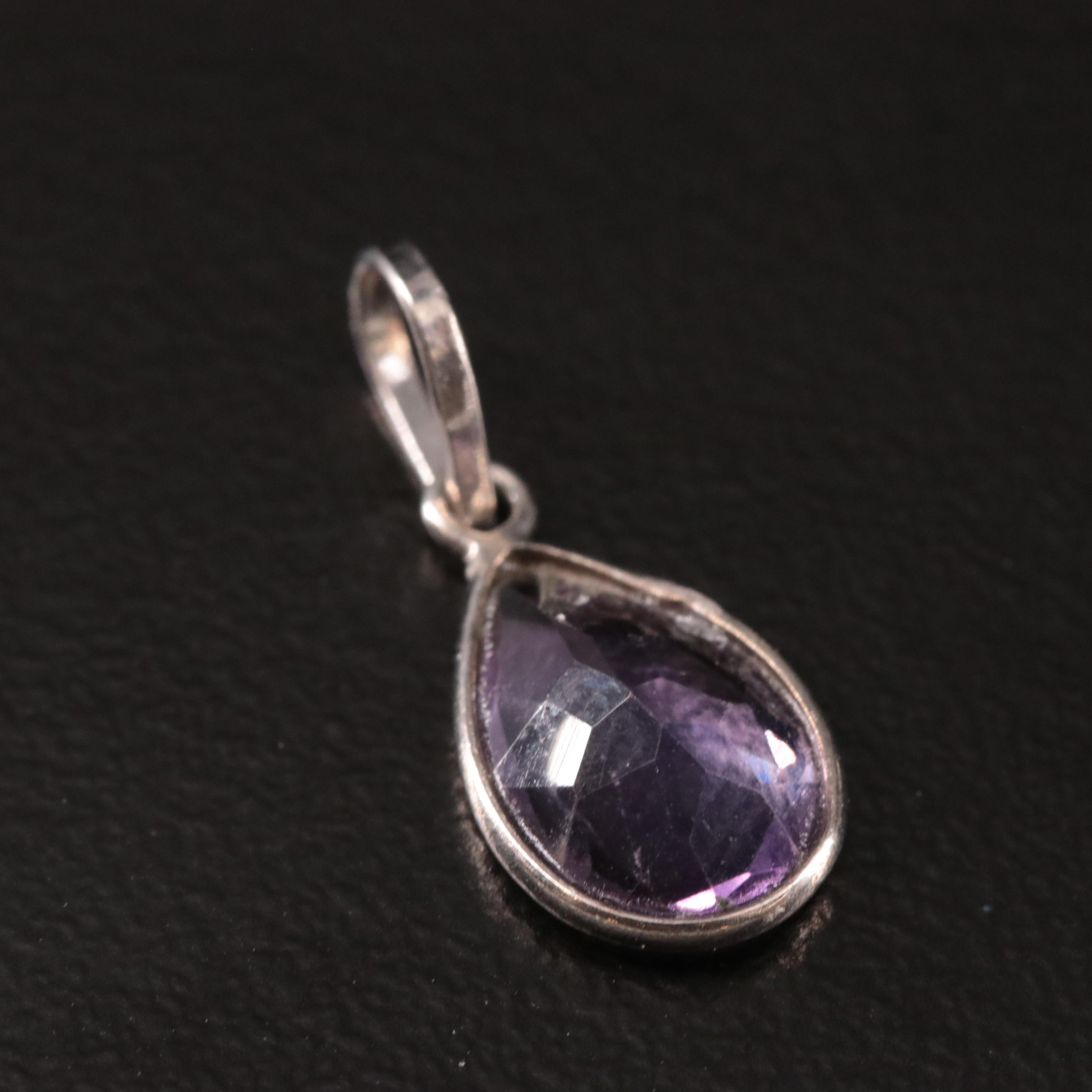 14K Amethyst Pendant