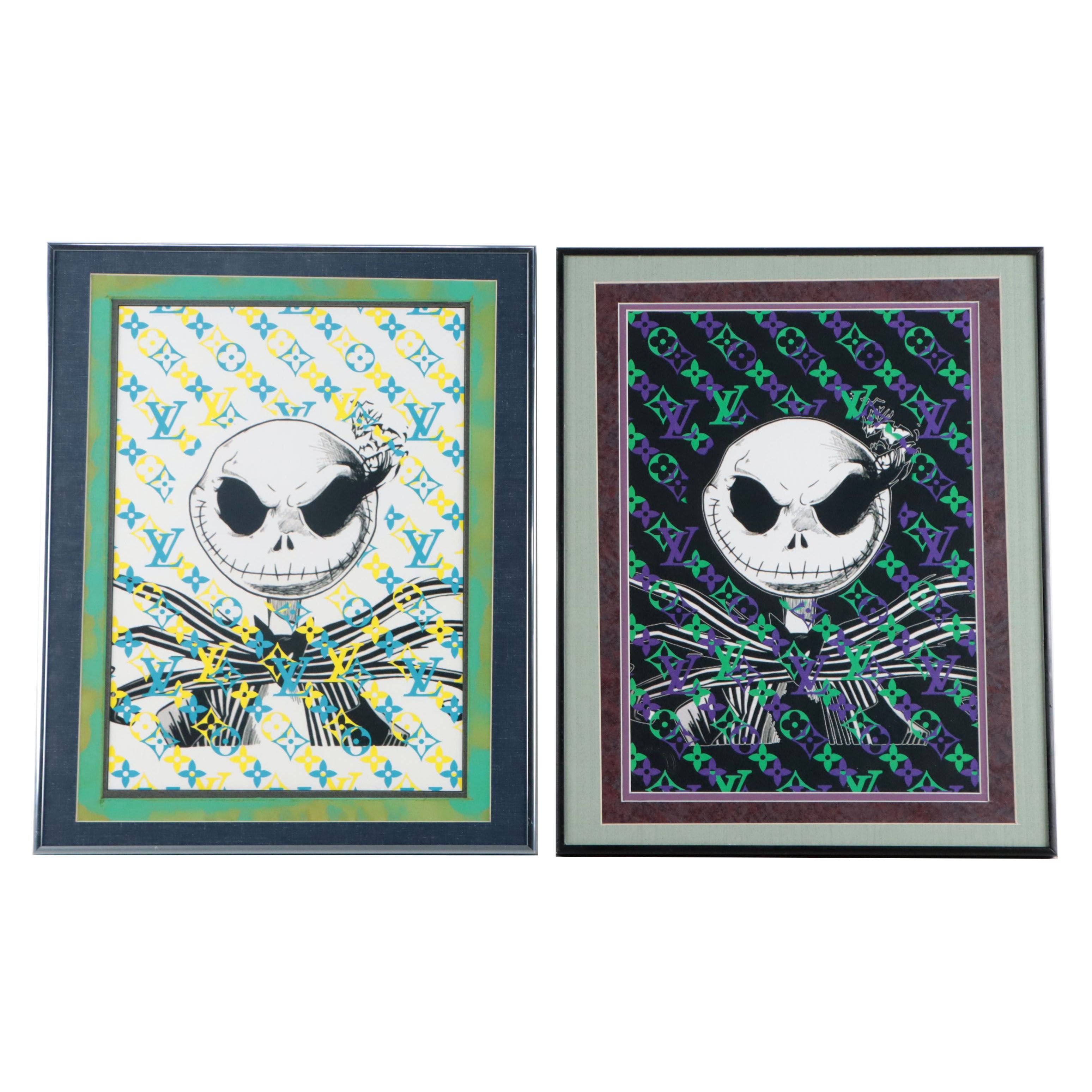 Death NYC Pop Art Graphic Prints of Jack Skellington, 2022