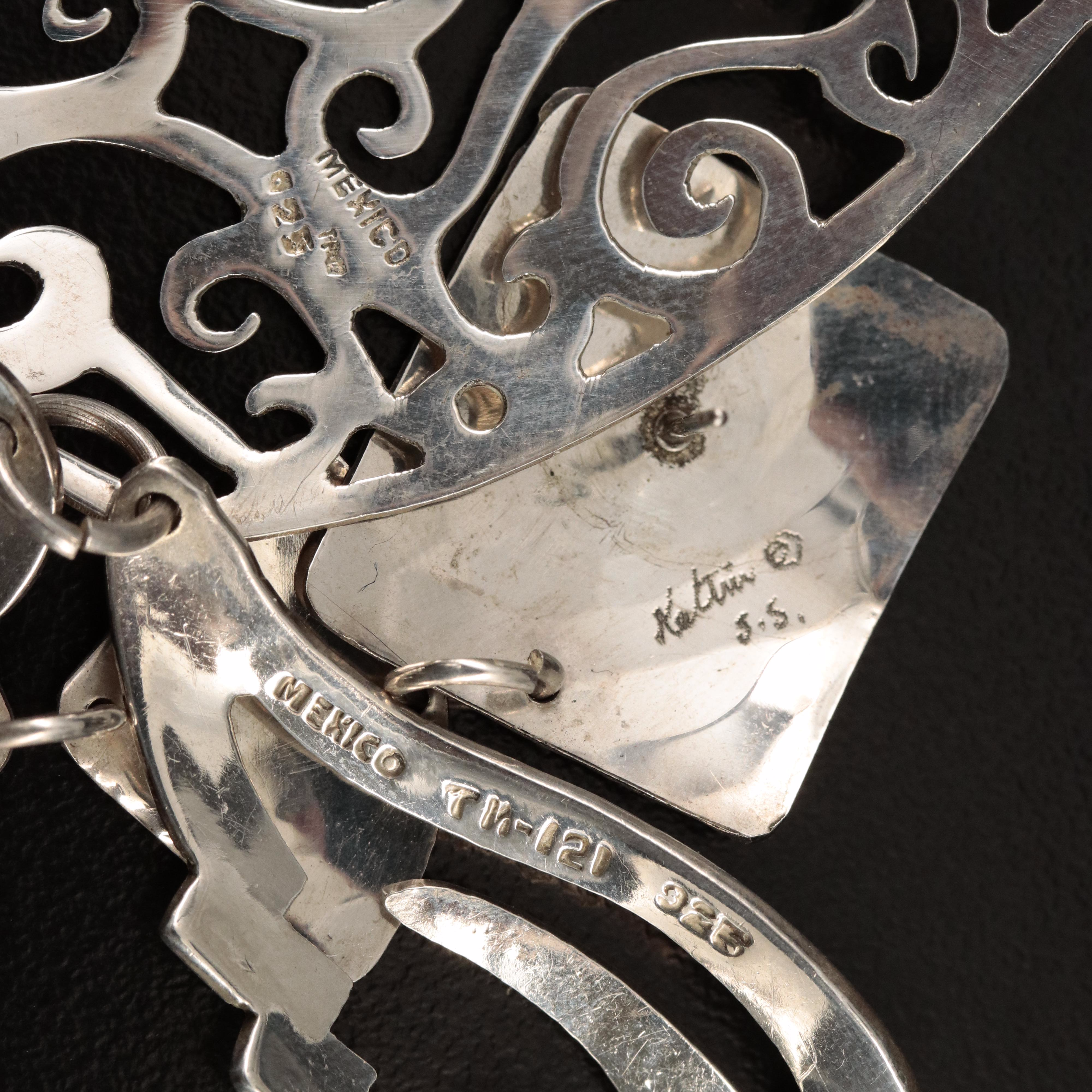 Studio Sterling Earrings Including Mexican and Signed