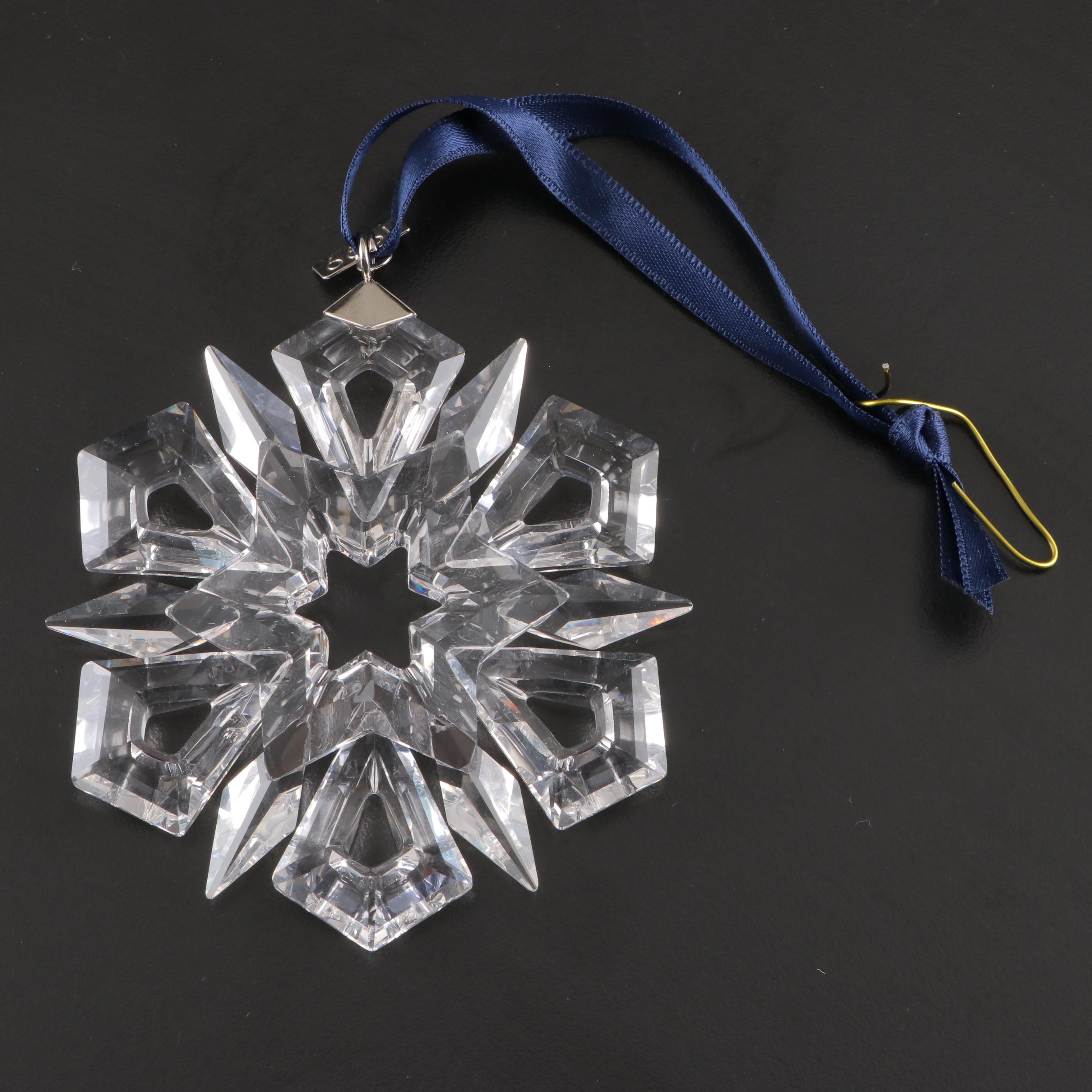 Swarovski Crystal Annual Snowflake Ornaments