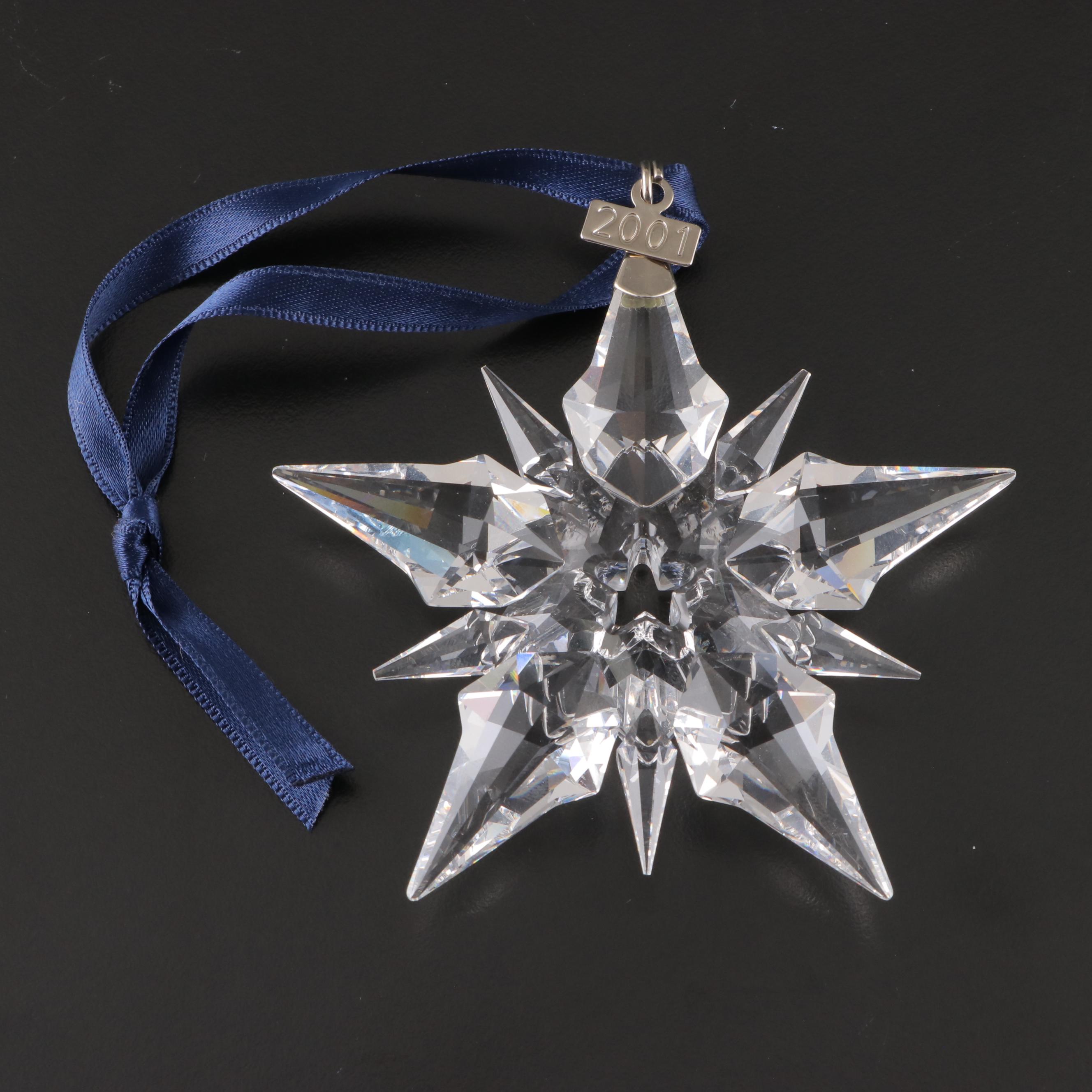 Swarovski Crystal Annual Snowflake Ornaments