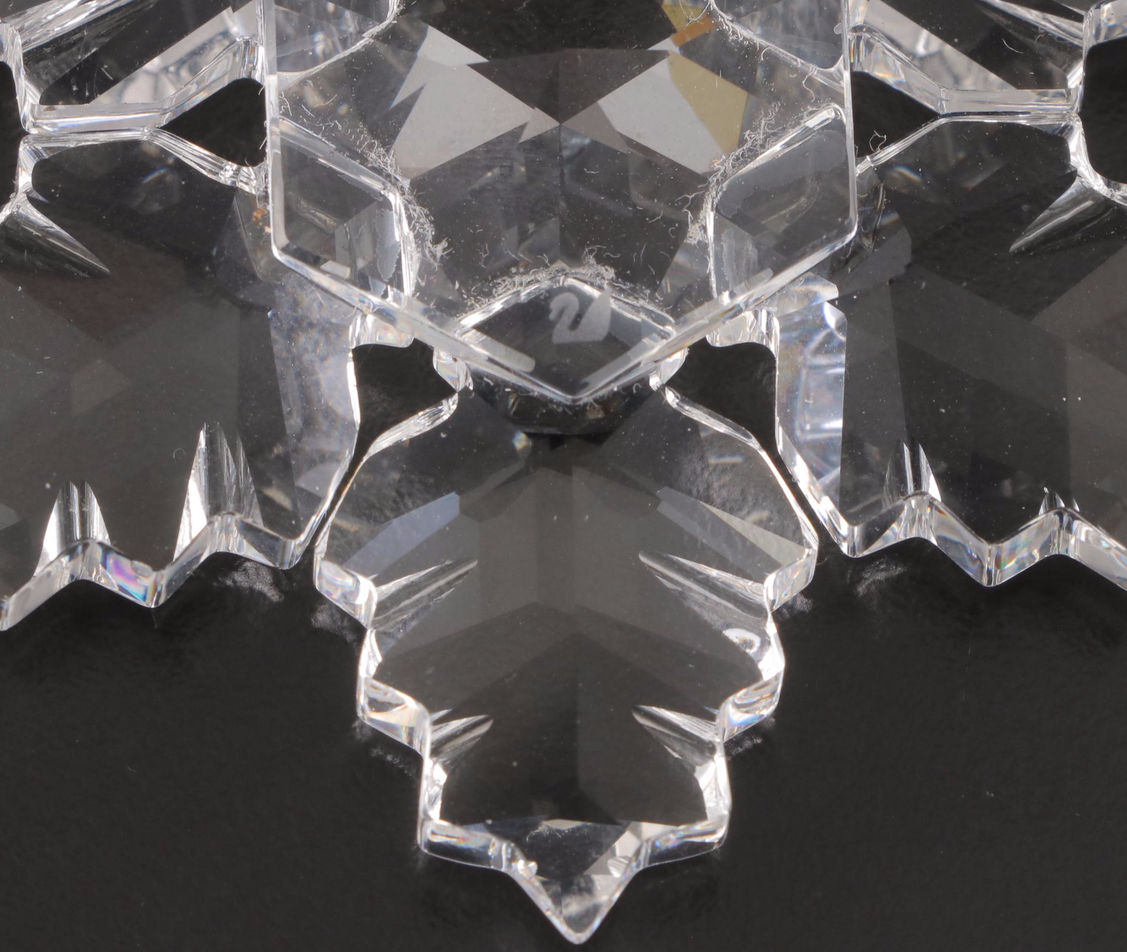 Swarovski Crystal Annual Snowflake Ornaments