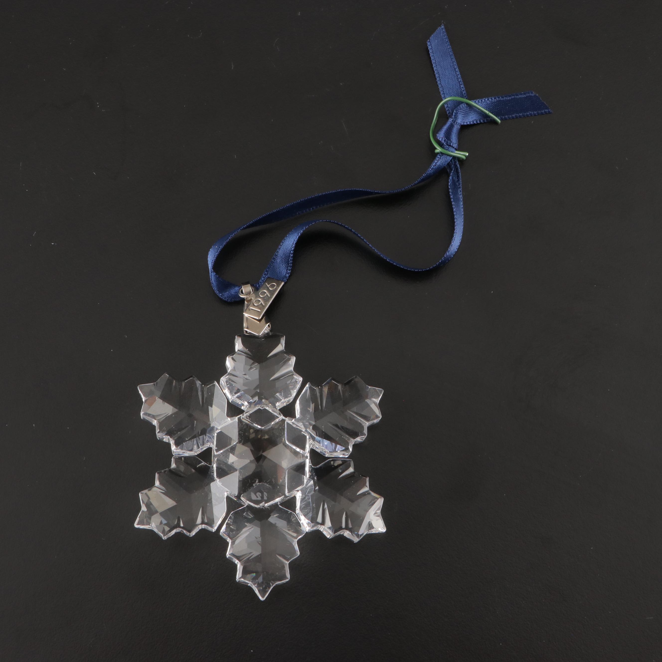 Swarovski Crystal Annual Snowflake Ornaments