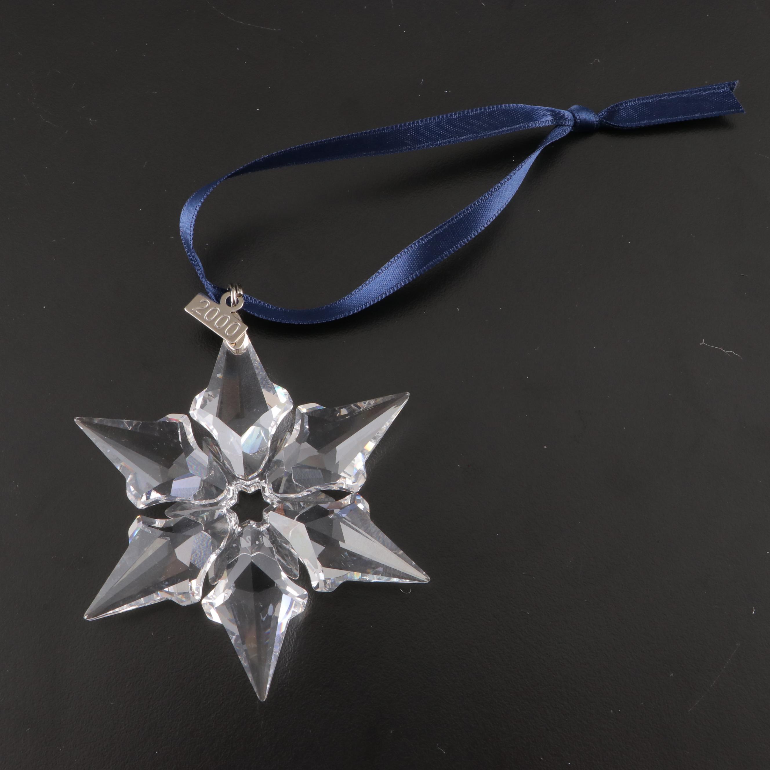 Swarovski Crystal Annual Snowflake Ornaments