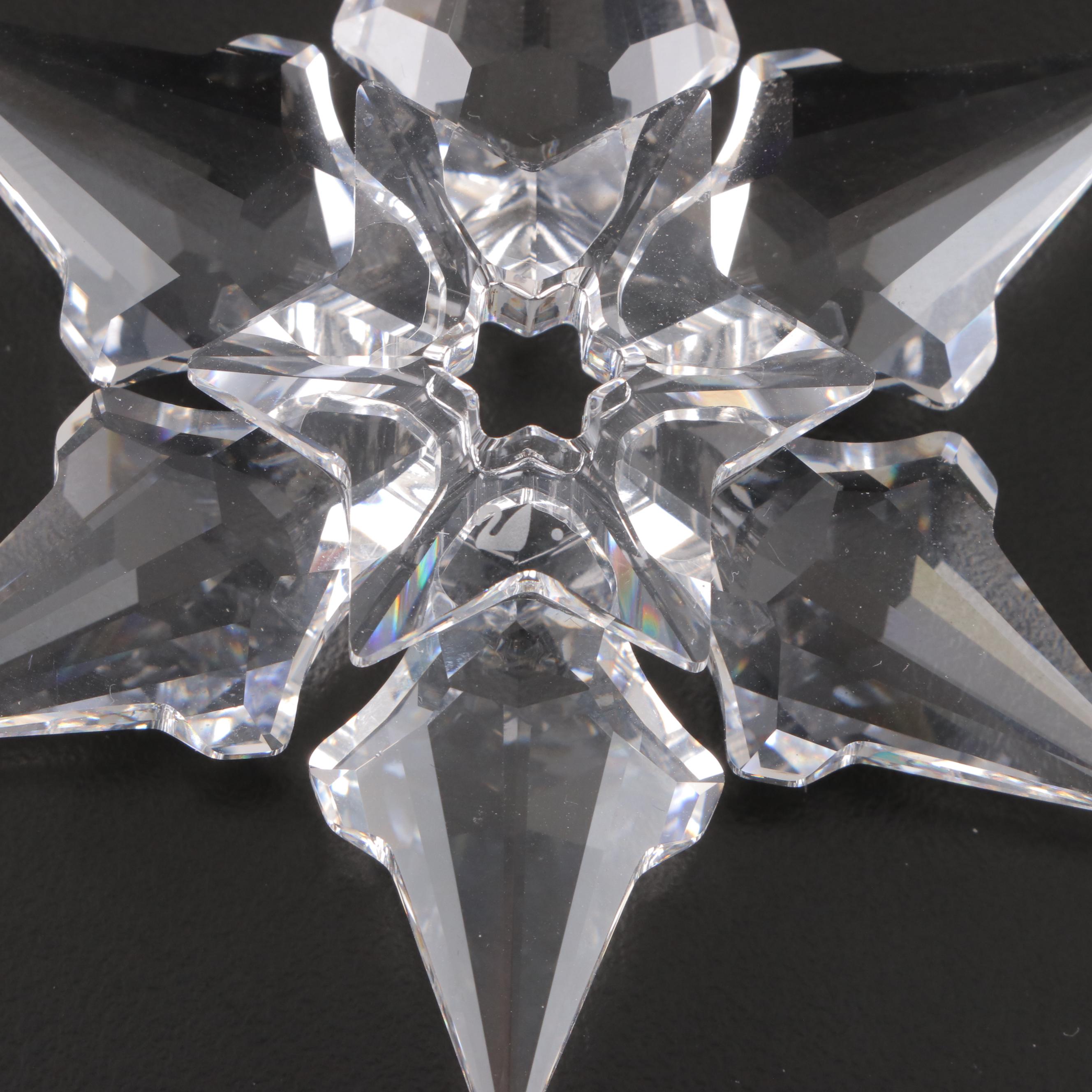 Swarovski Crystal Annual Snowflake Ornaments