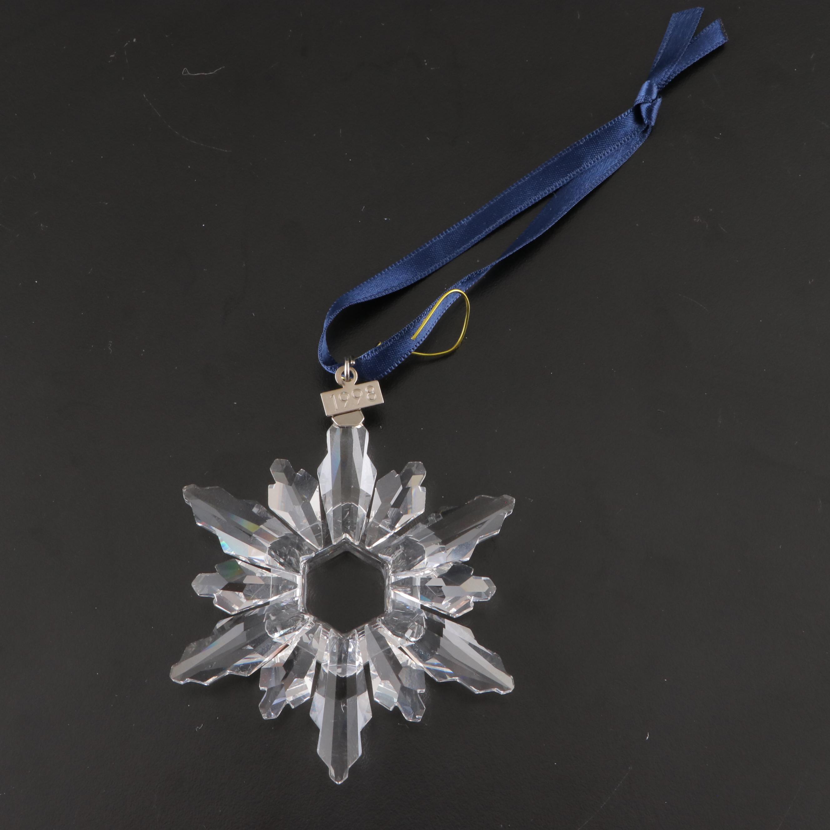 Swarovski Crystal Annual Snowflake Ornaments