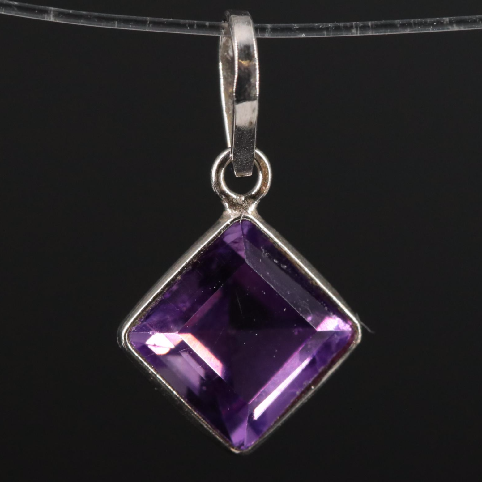 14K Amethyst Pendant
