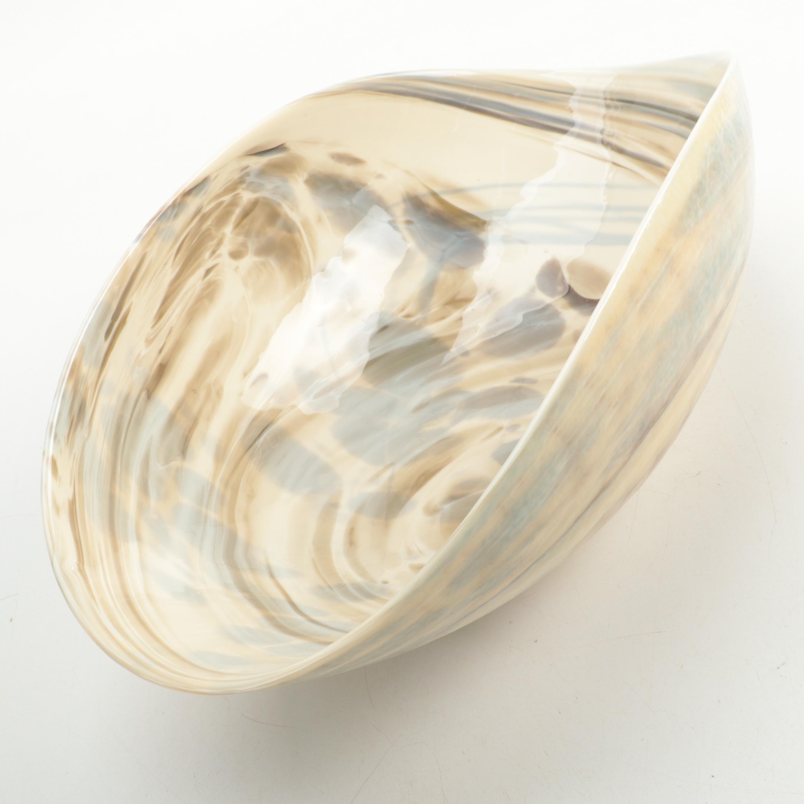 Art Glass Centerpiece Bowl