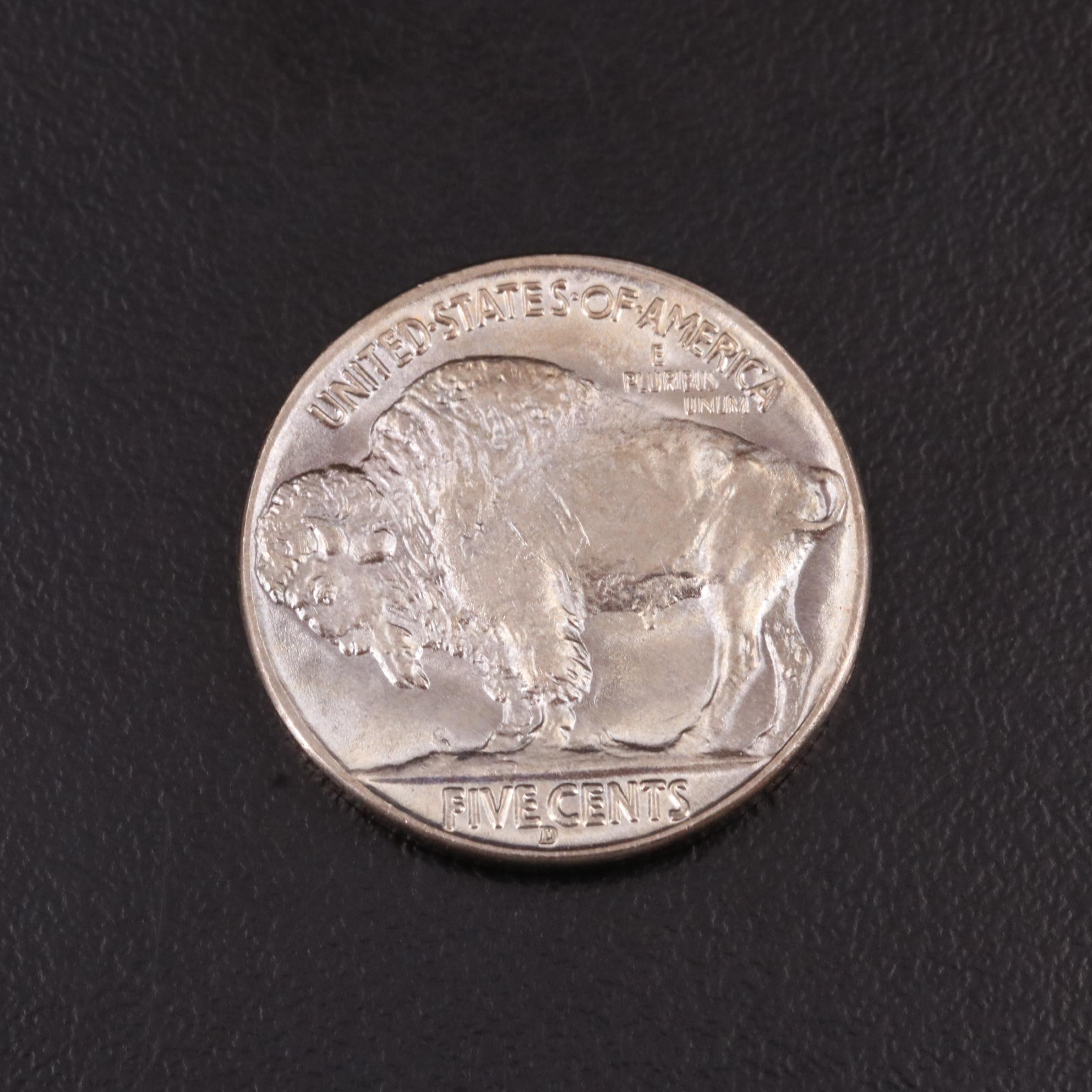 Uncirculated 1938-D Buffalo Nickel