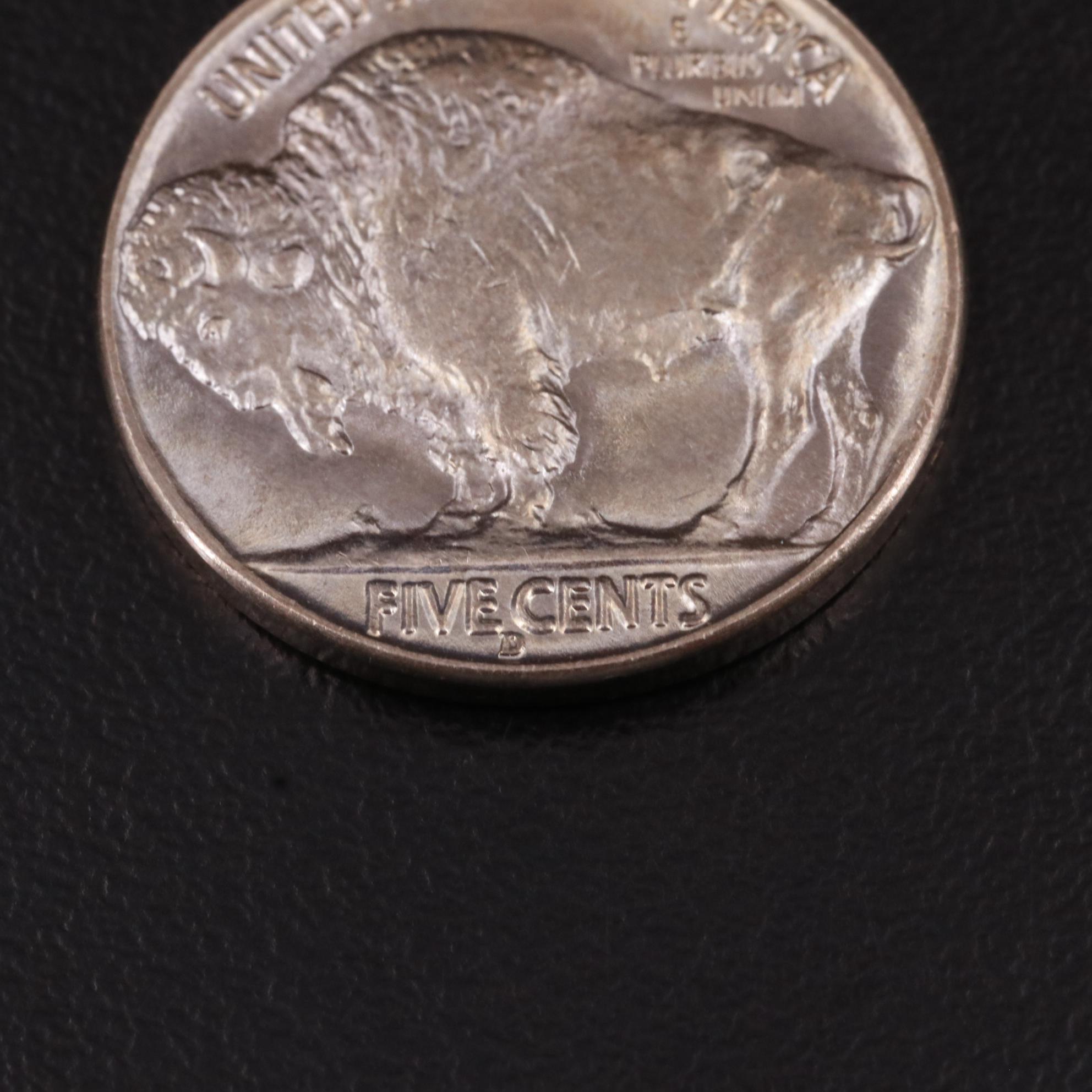 Uncirculated 1938-D Buffalo Nickel
