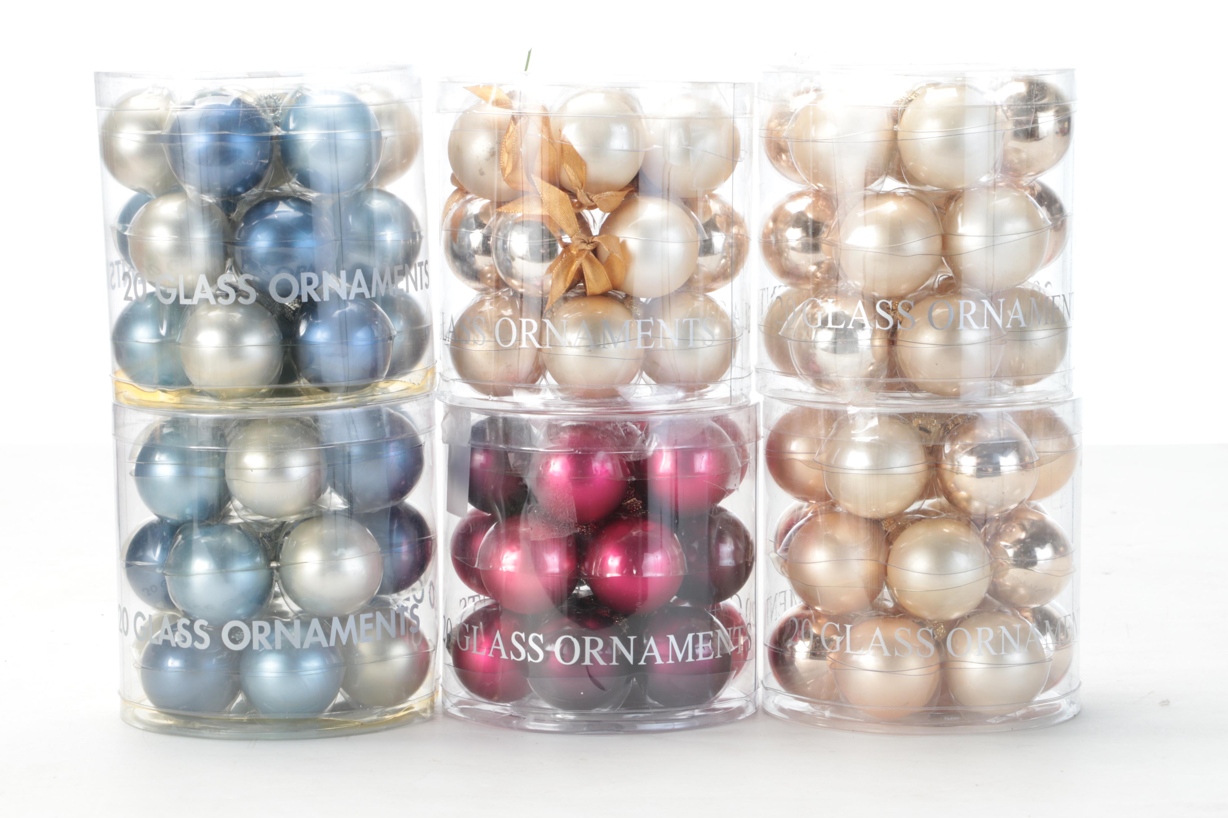 Member's Mark Santa With Berry Wreath, Cones, Glass Ornaments and More