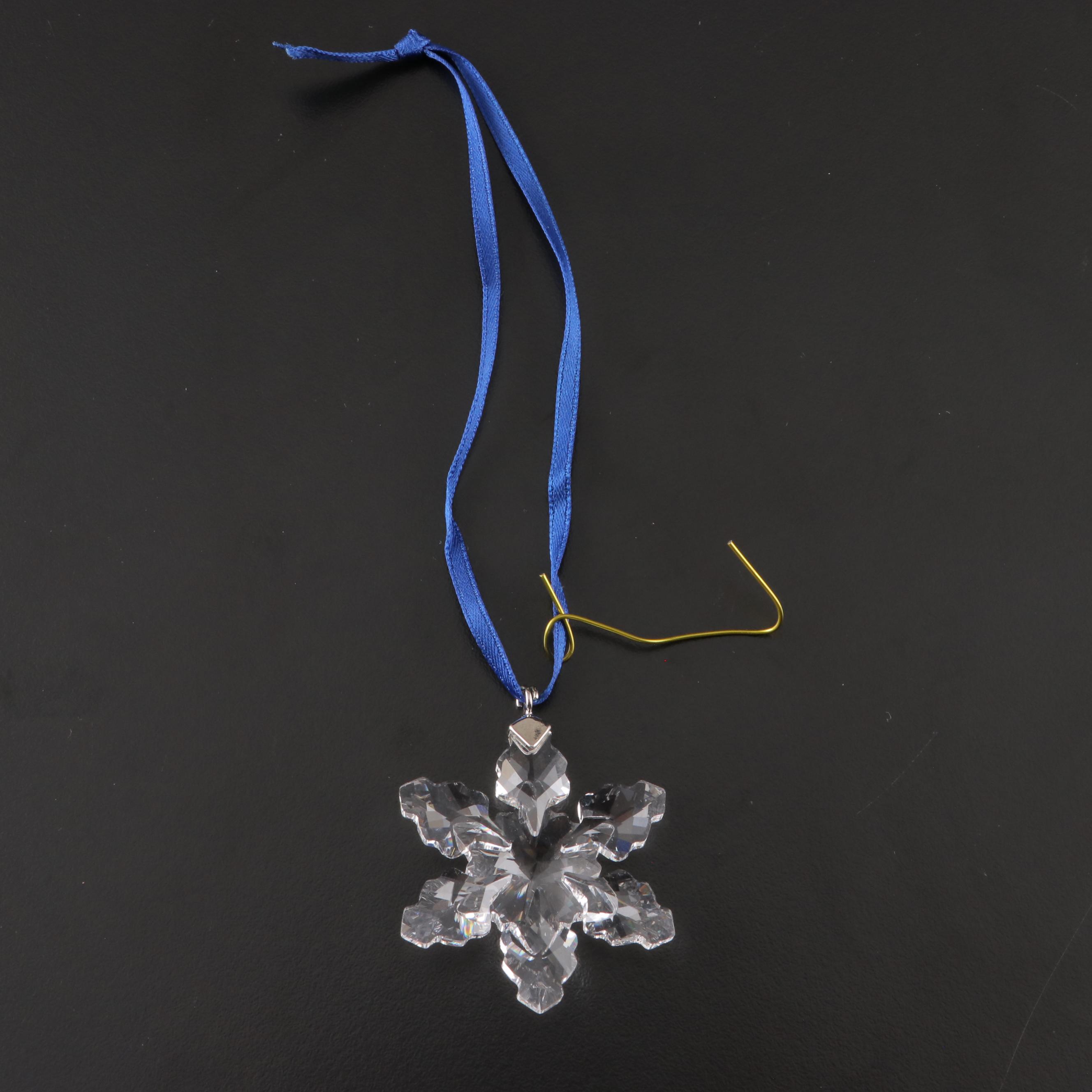 Swarovski Crystal "Little Star" and "Little Snowflake" Ornaments