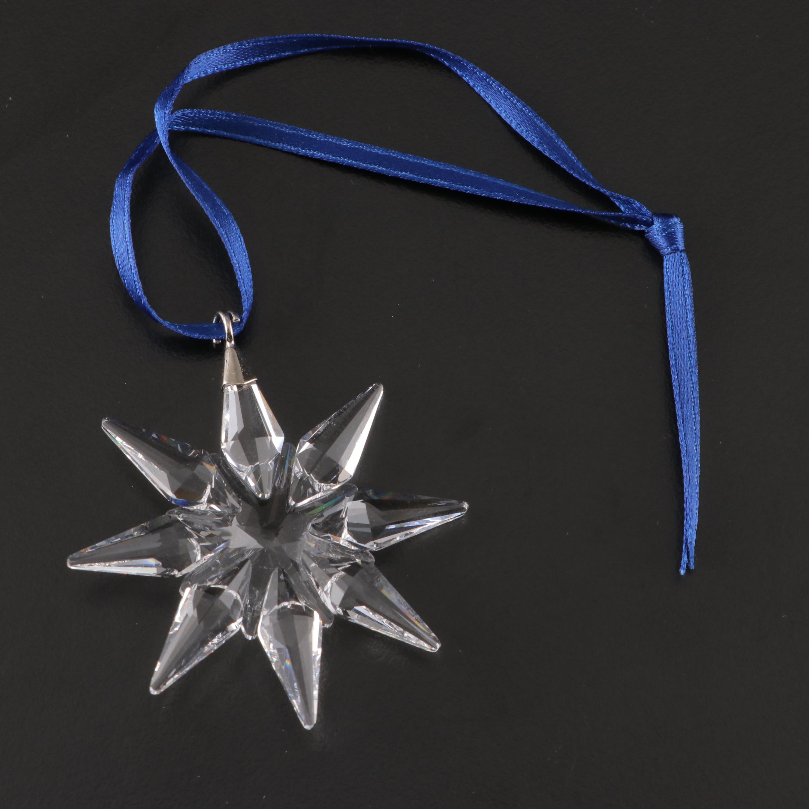Swarovski Crystal "Little Star" and "Little Snowflake" Ornaments