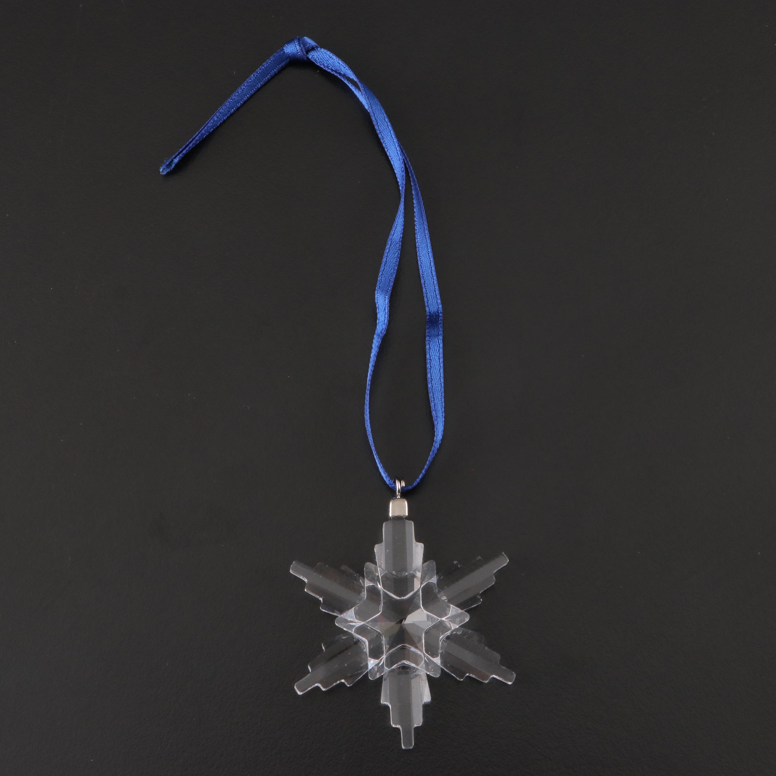 Swarovski Crystal "Little Star" and "Little Snowflake" Ornaments