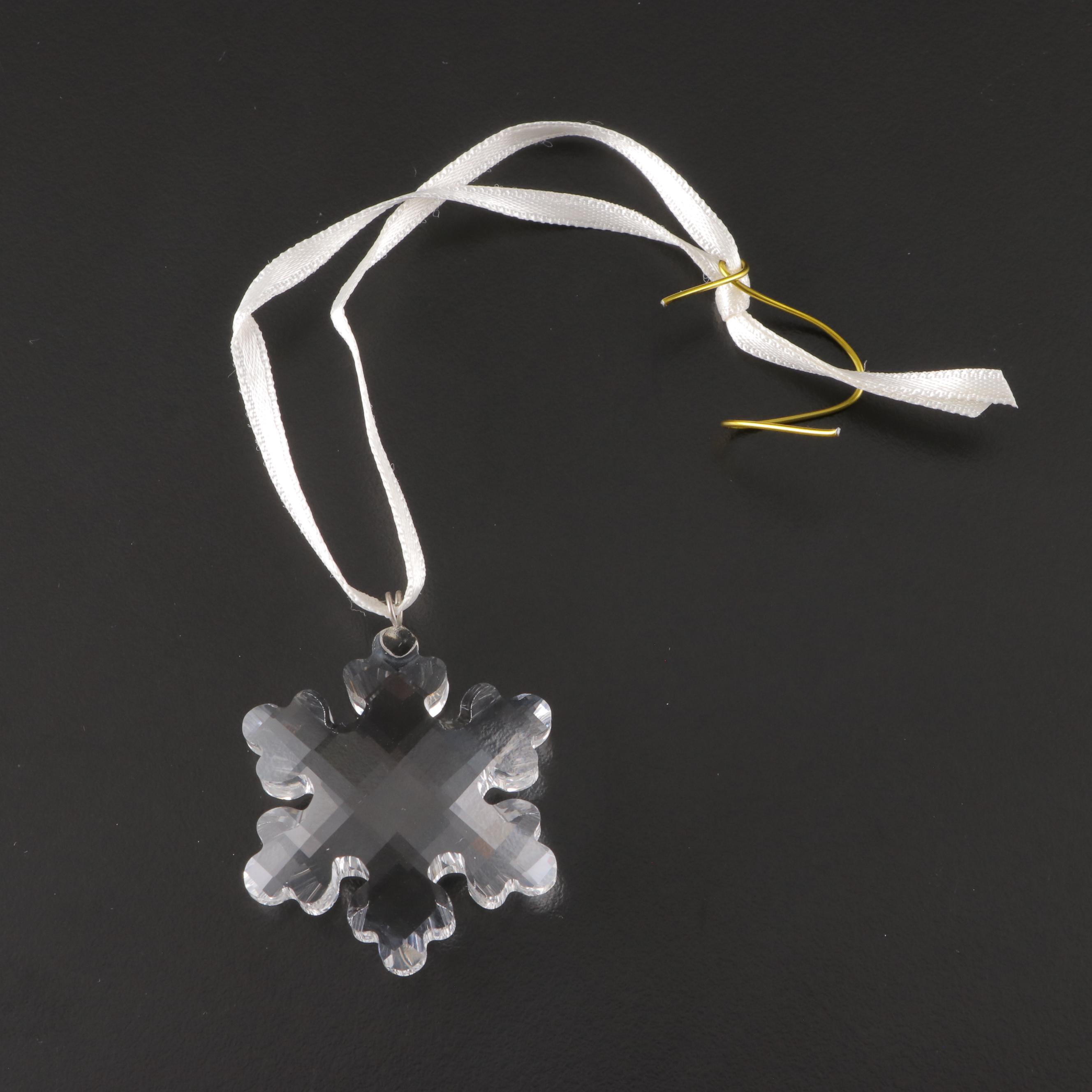 Swarovski Crystal "Little Star" and "Little Snowflake" Ornaments