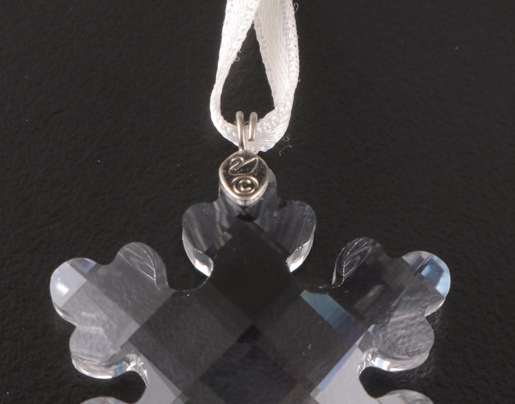 Swarovski Crystal "Little Star" and "Little Snowflake" Ornaments